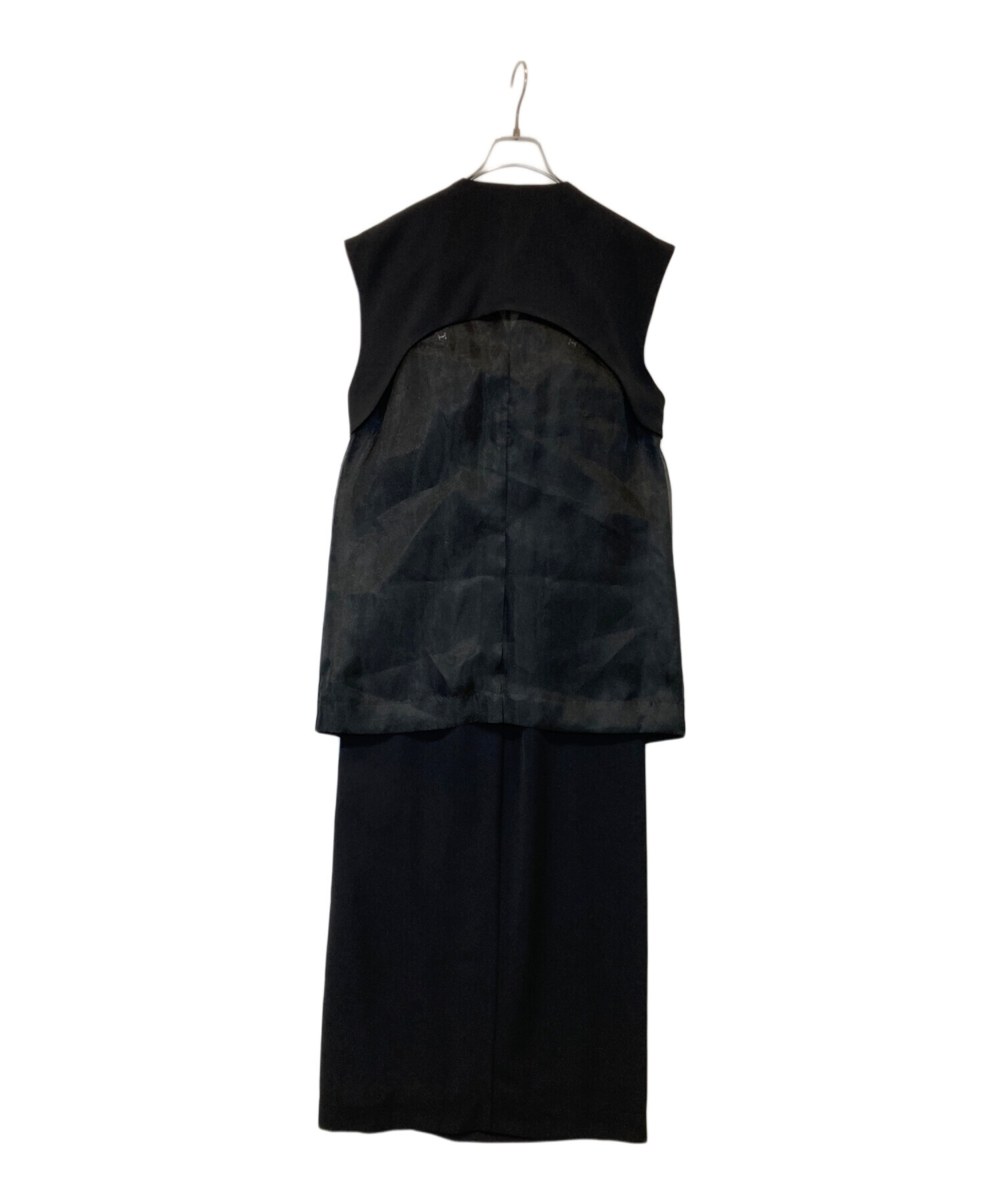 中古・古着通販】ANDRESD (アンドレスド) back sheer gilet set up