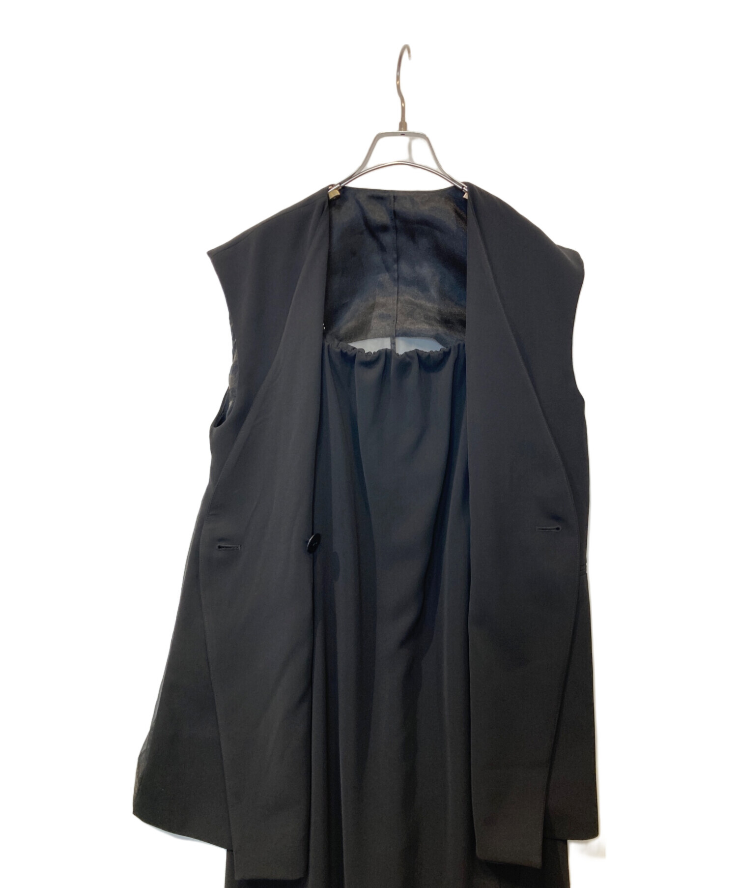 中古・古着通販】ANDRESD (アンドレスド) back sheer gilet set up