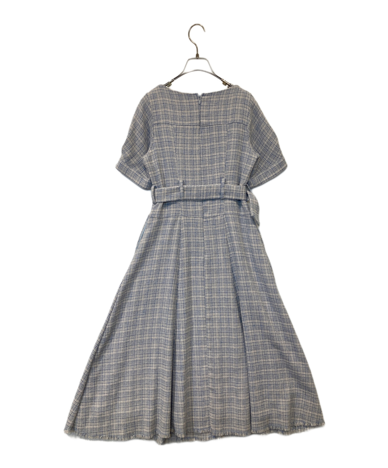 Herlipto♡Classic Tweed Belted Dress 美品】herlipto Classic Tweed 