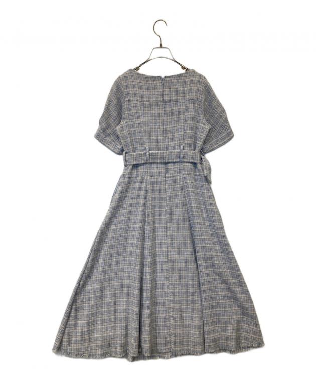 値下げ中Tweed Belted Dress MAiSON HER LIP TO 中古・古着通販】HER LIP TO (ハーリップトゥ) Classic Tweed Belted