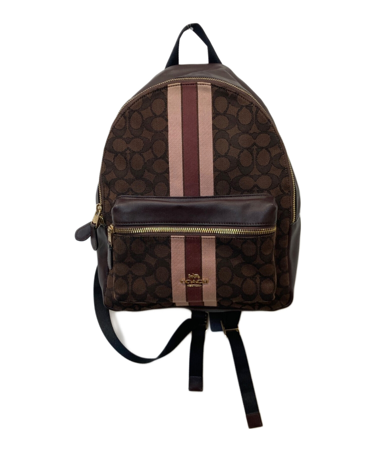 中古・古着通販】COACH (コーチ) リュック F68034 ブラウン｜ブランド