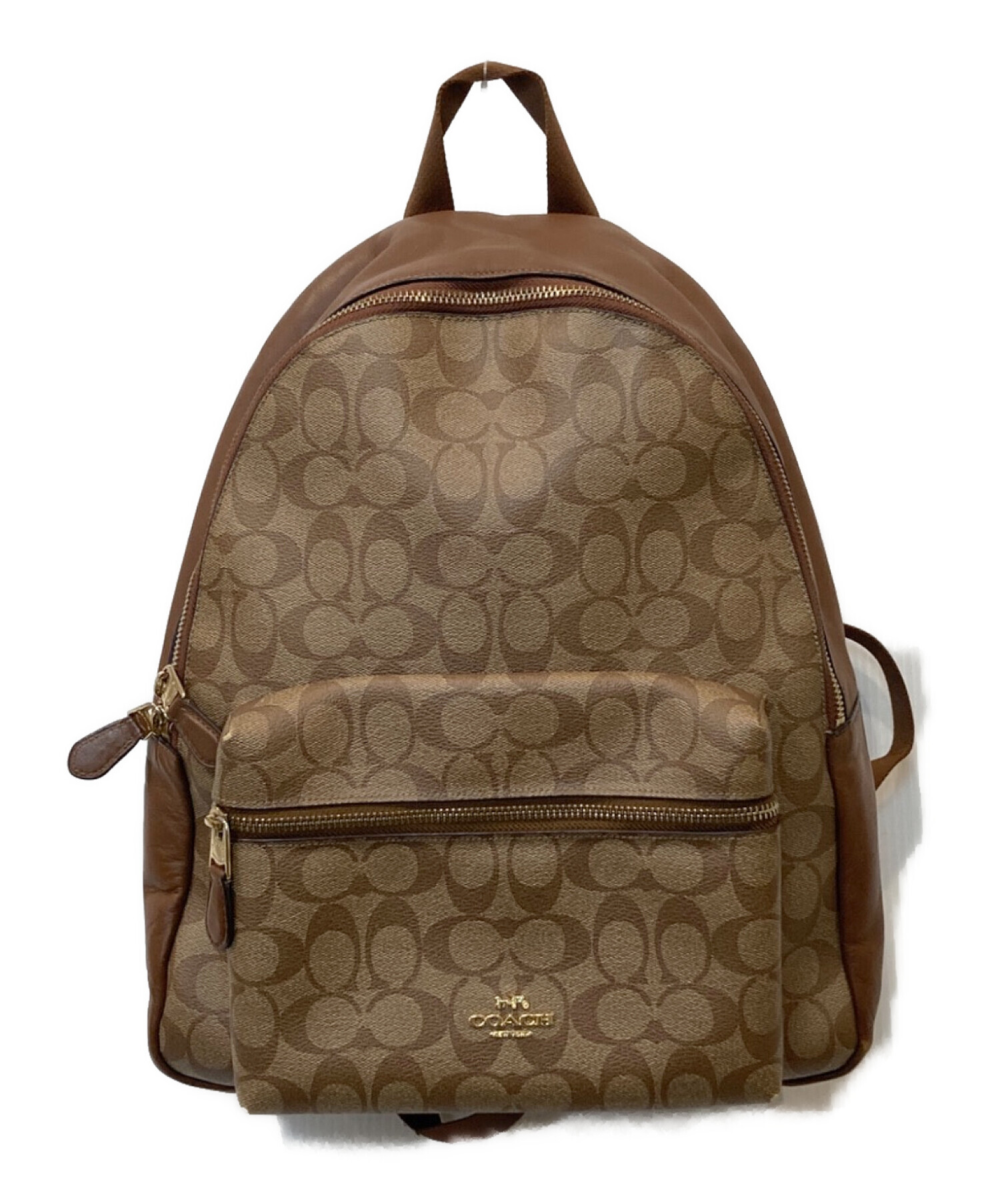中古・古着通販】COACH (コーチ) リュック F58314 ブラウン｜ブランド