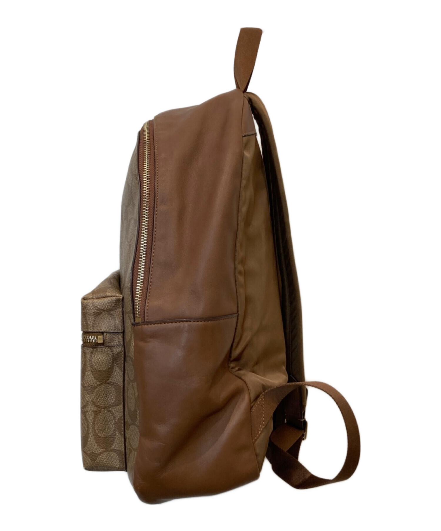 中古・古着通販】COACH (コーチ) リュック F58314 ブラウン｜ブランド