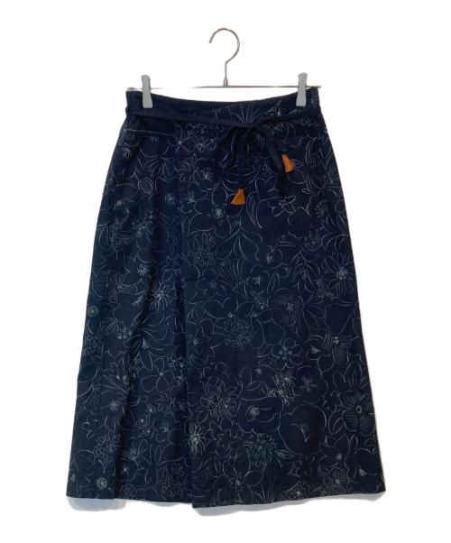 美品 2026SS パラスパレス 綿麻春格子 スカート 0 インディゴ 日本製 中古・古着通販】Pal'las Palace (パラスパレス) インディゴ染め