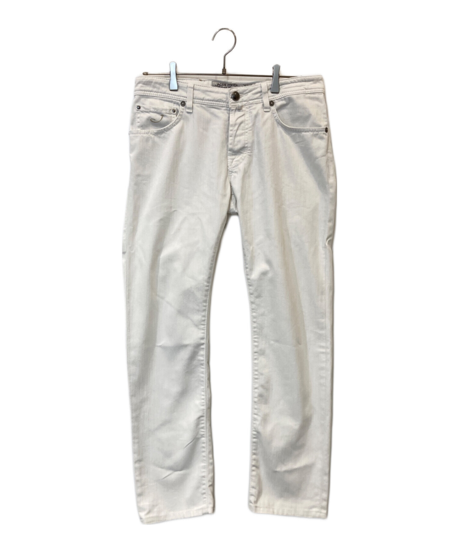 中古・古着通販】JACOB COHEN (ヤコブコーエン) デニムパンツ ホワイト