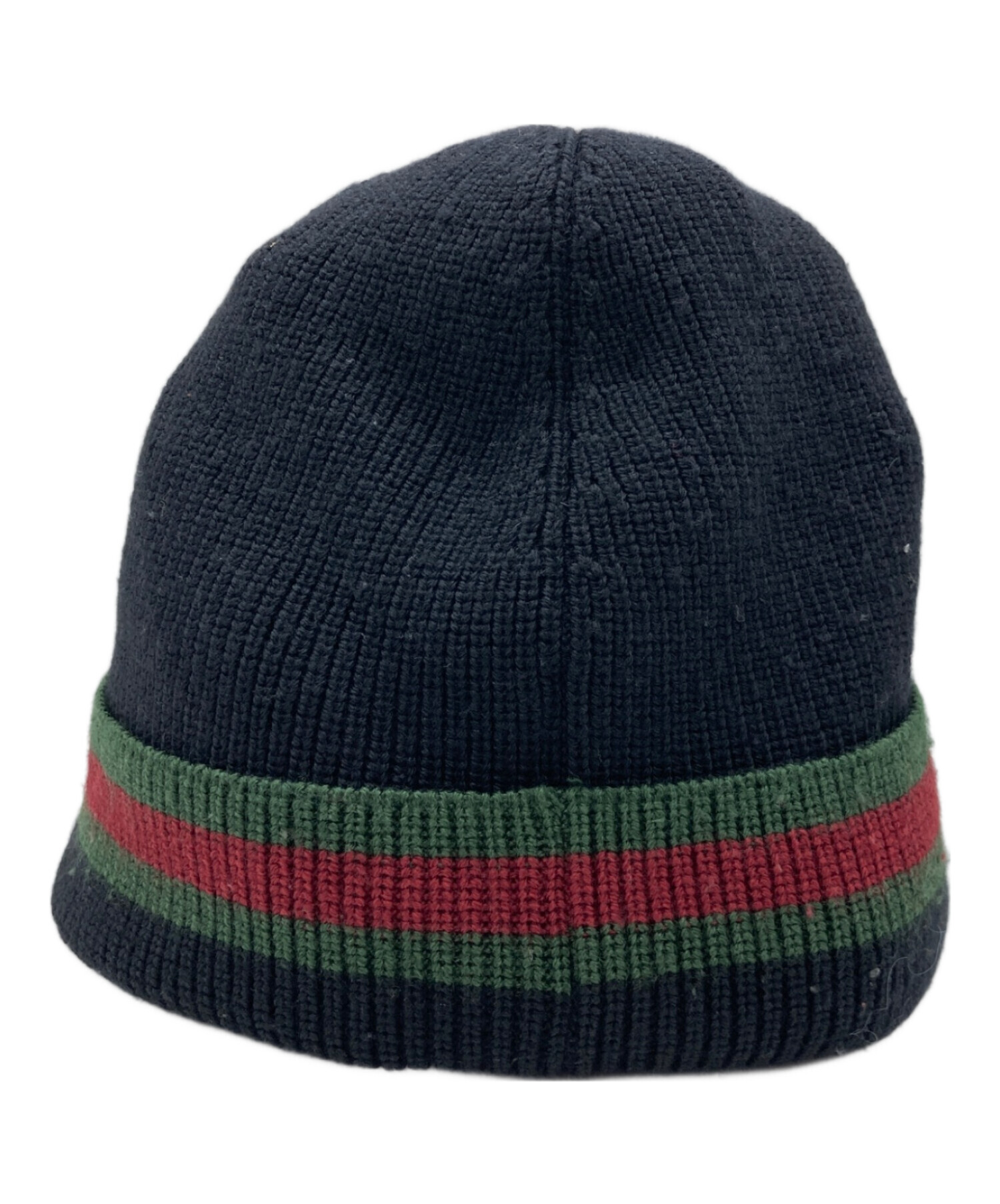 中古・古着通販】GUCCI (グッチ) シェリーラインニットキャップ 206085