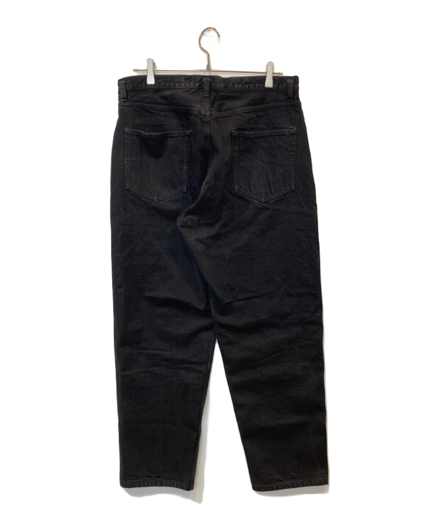 Comoli デニム テパード COMOLI コモリ 25AW ブラック テーパード Comoli デニム テパード COMOLI コモリ 25AW ブラック テーパード