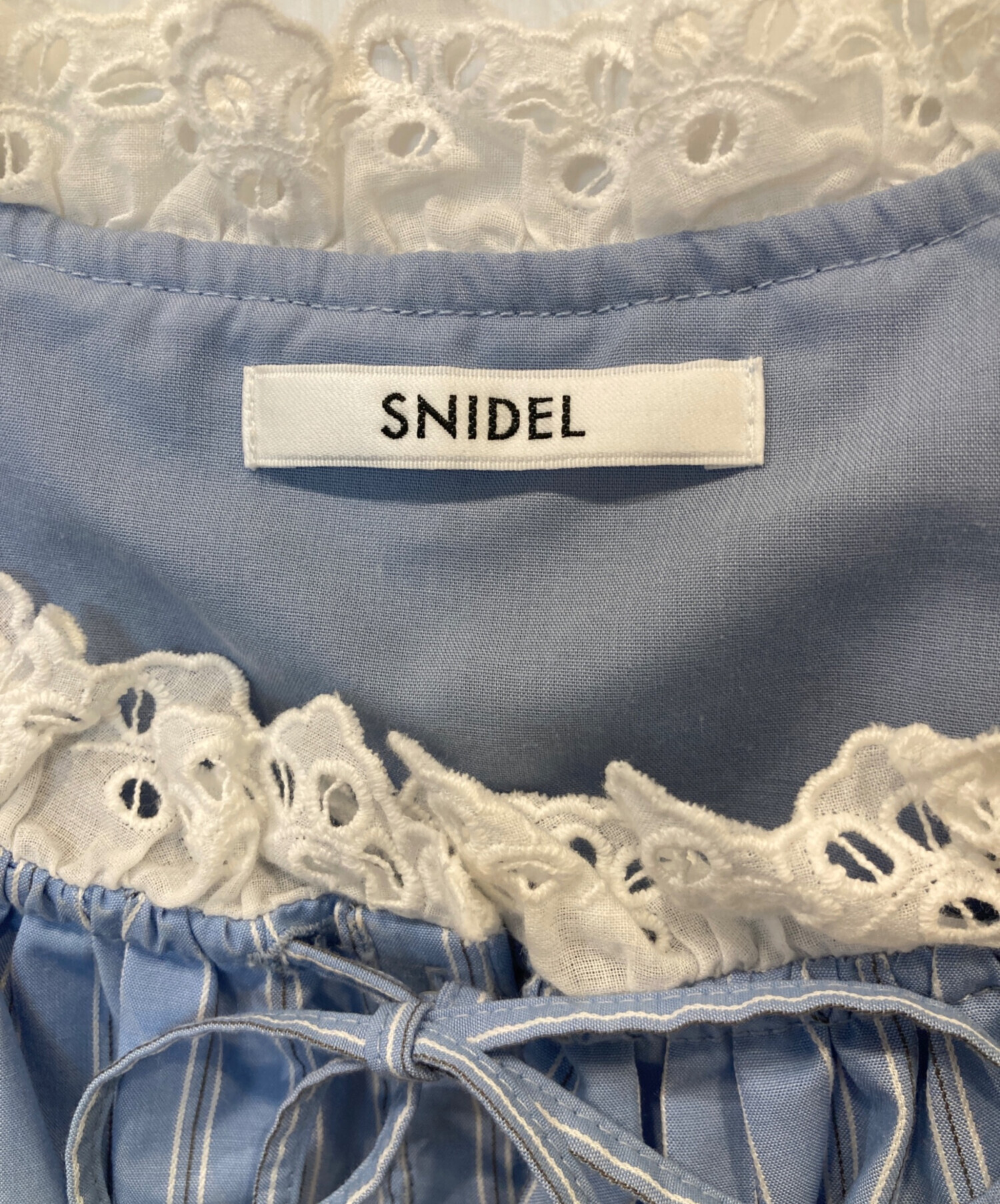 中古・古着通販】Snidel (スナイデル) コルセットペプラムブラウス 