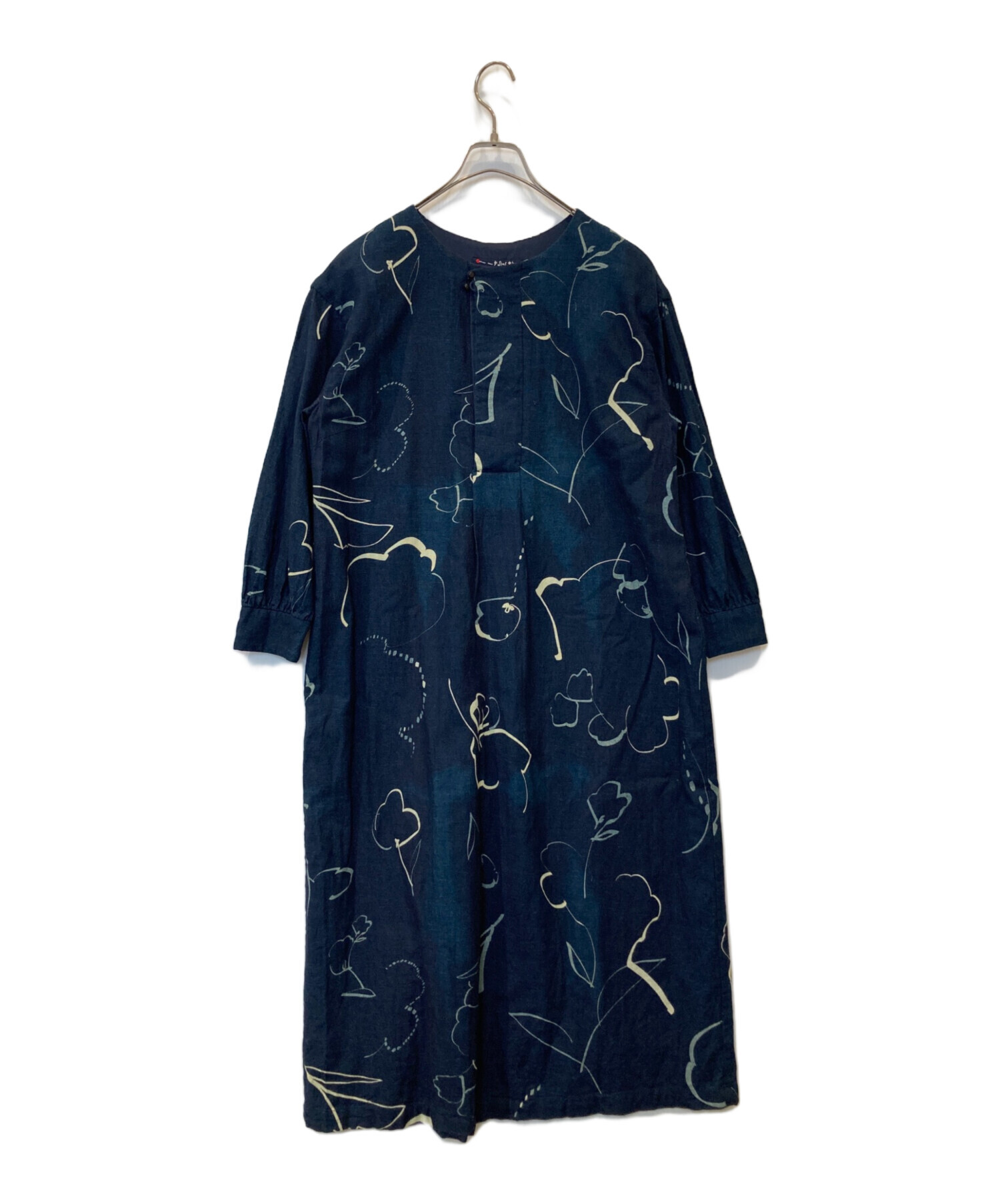 PAL'LAS PALACE　パラスパレス　ワンピース 中古・古着通販】PAL'LAS PALACE (パラスパレス) インディゴ染め柄