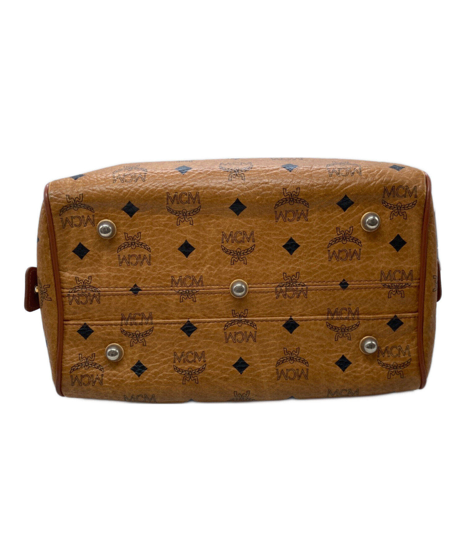 中古・古着通販】MCM (エムシーエム) 2WAYミニボストンバッグ ブラウン