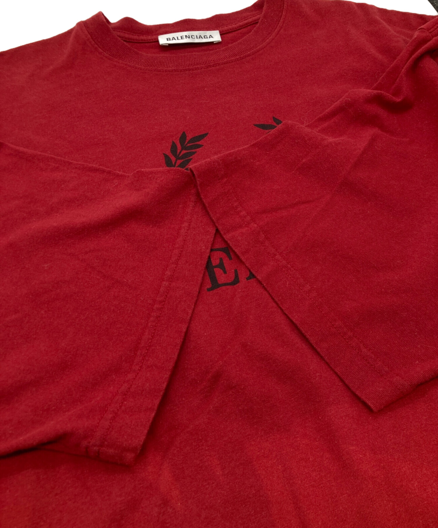 中古・古着通販】BALENCIAGA (バレンシアガ) ロゴTシャツ 556109 TCV25