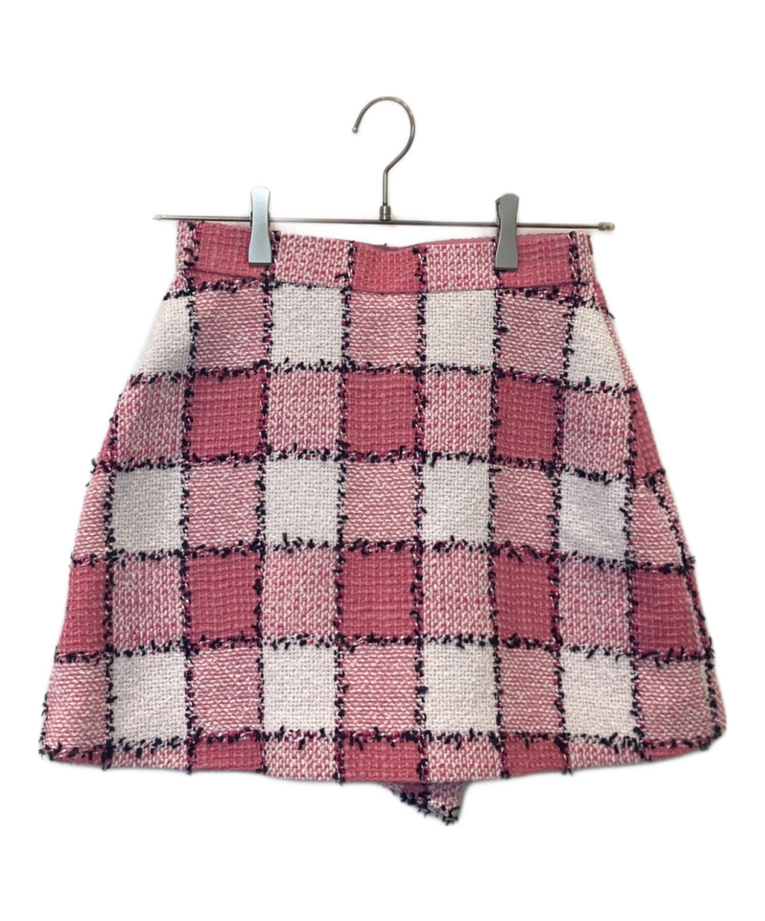 中古・古着通販】sheller (シェリエ) ギンガムツイードキュロット