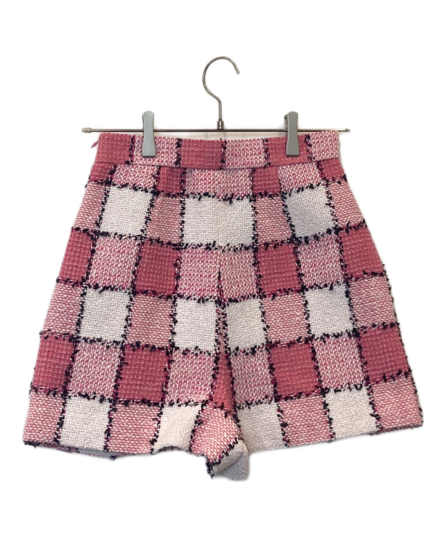 中古・古着通販】sheller (シェリエ) ギンガムツイードキュロット