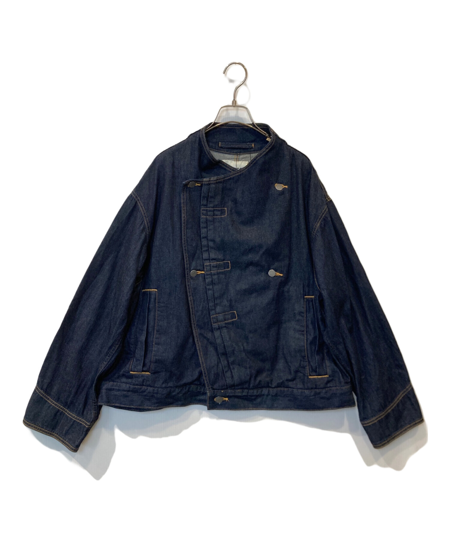 中古・古着通販】ZUCCA (ズッカ) アシンメトリーデニムジャケット