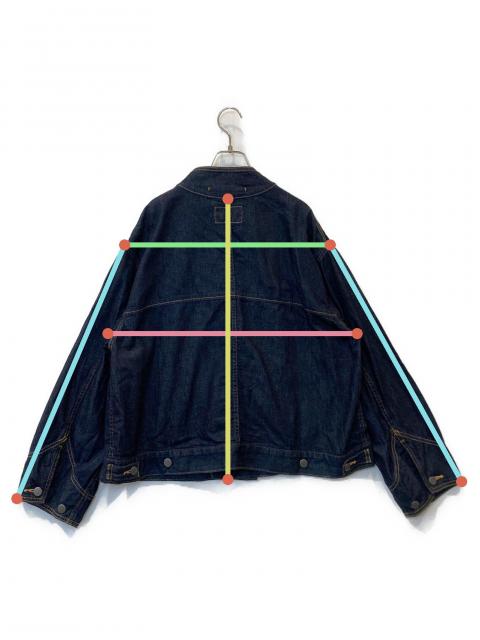 中古・古着通販】ZUCCA (ズッカ) アシンメトリーデニムジャケット