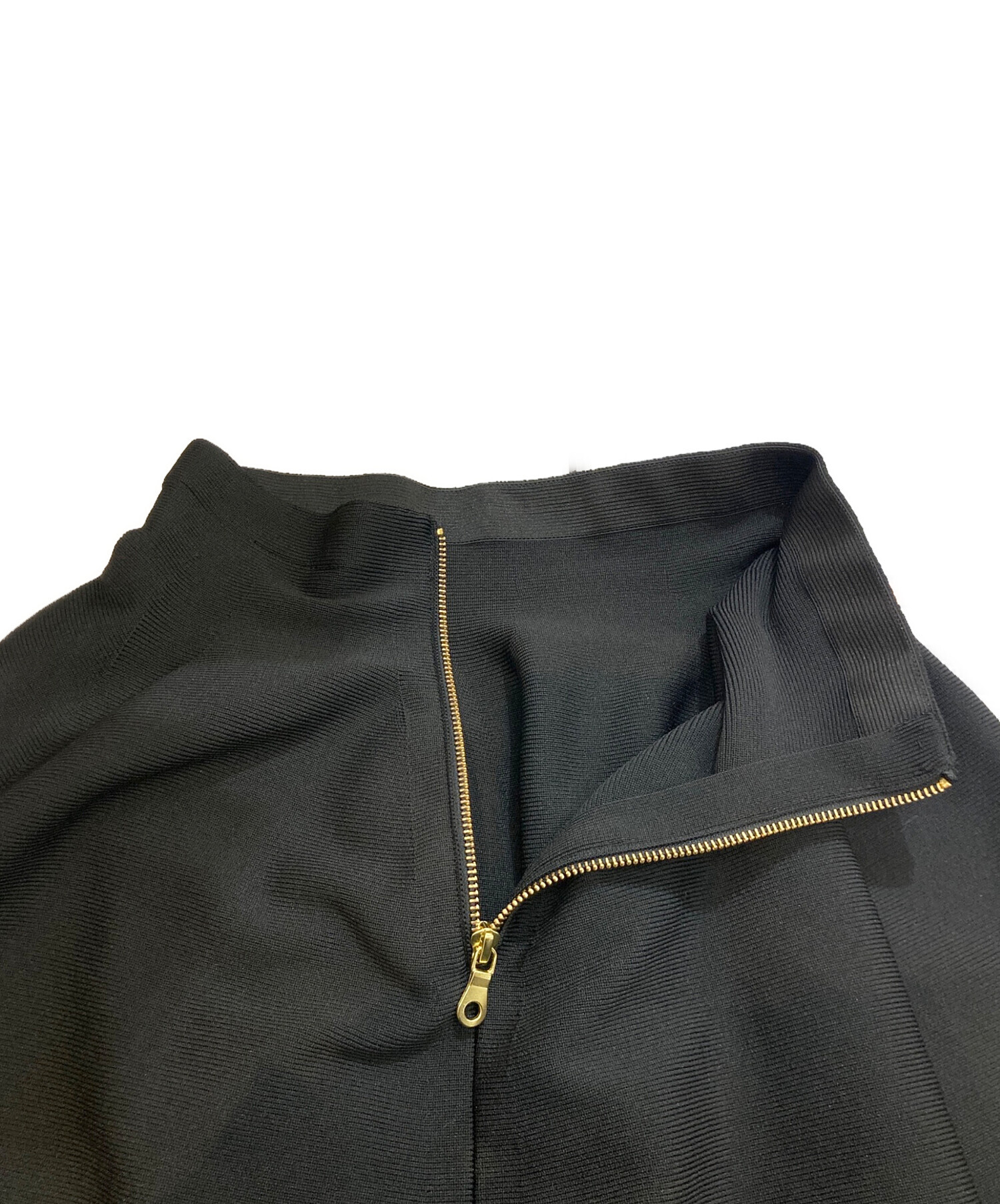 中古・古着通販】sheller (シェリエ) ニットミニスカート ブラック