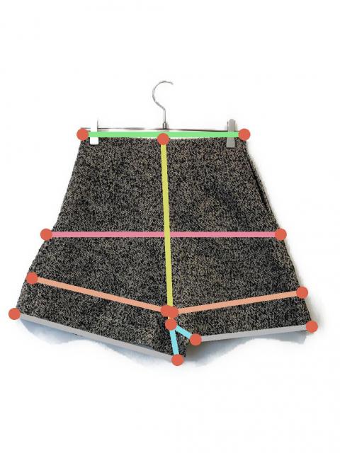 中古・古着通販】sheller (シェリエ) ショートパンツ ブラック サイズ