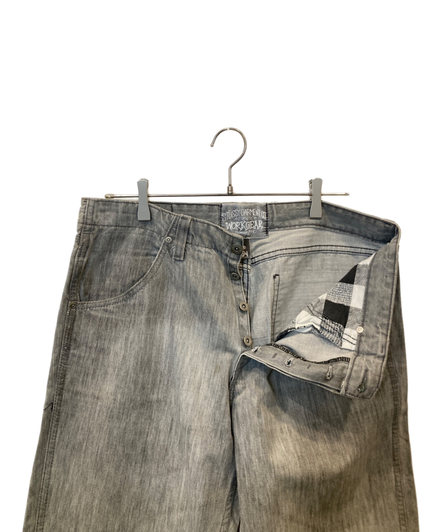 中古・古着通販】stussy (ステューシー) デニムパンツ 16400 グレー 
