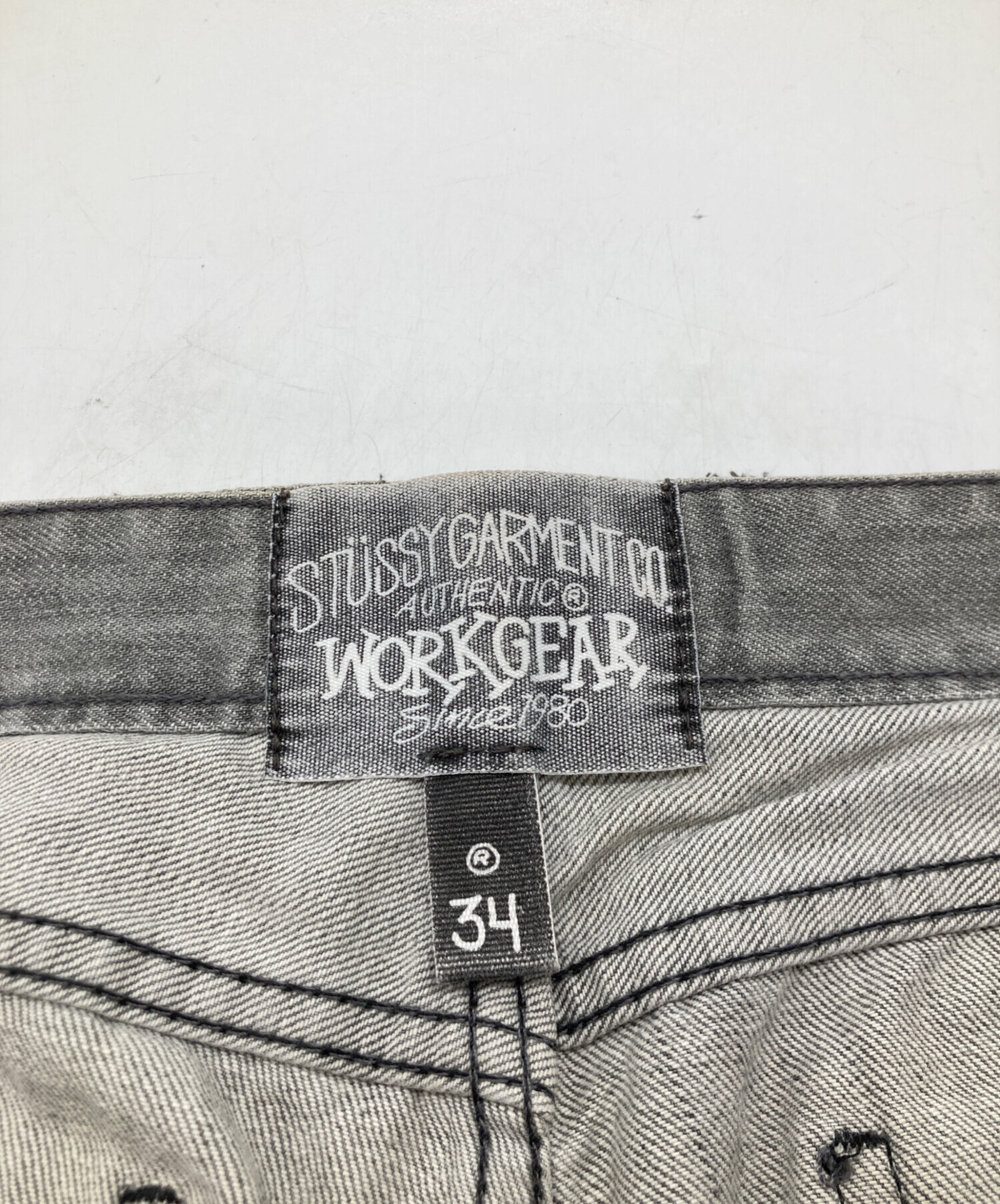中古・古着通販】stussy (ステューシー) デニムパンツ 16400 グレー 