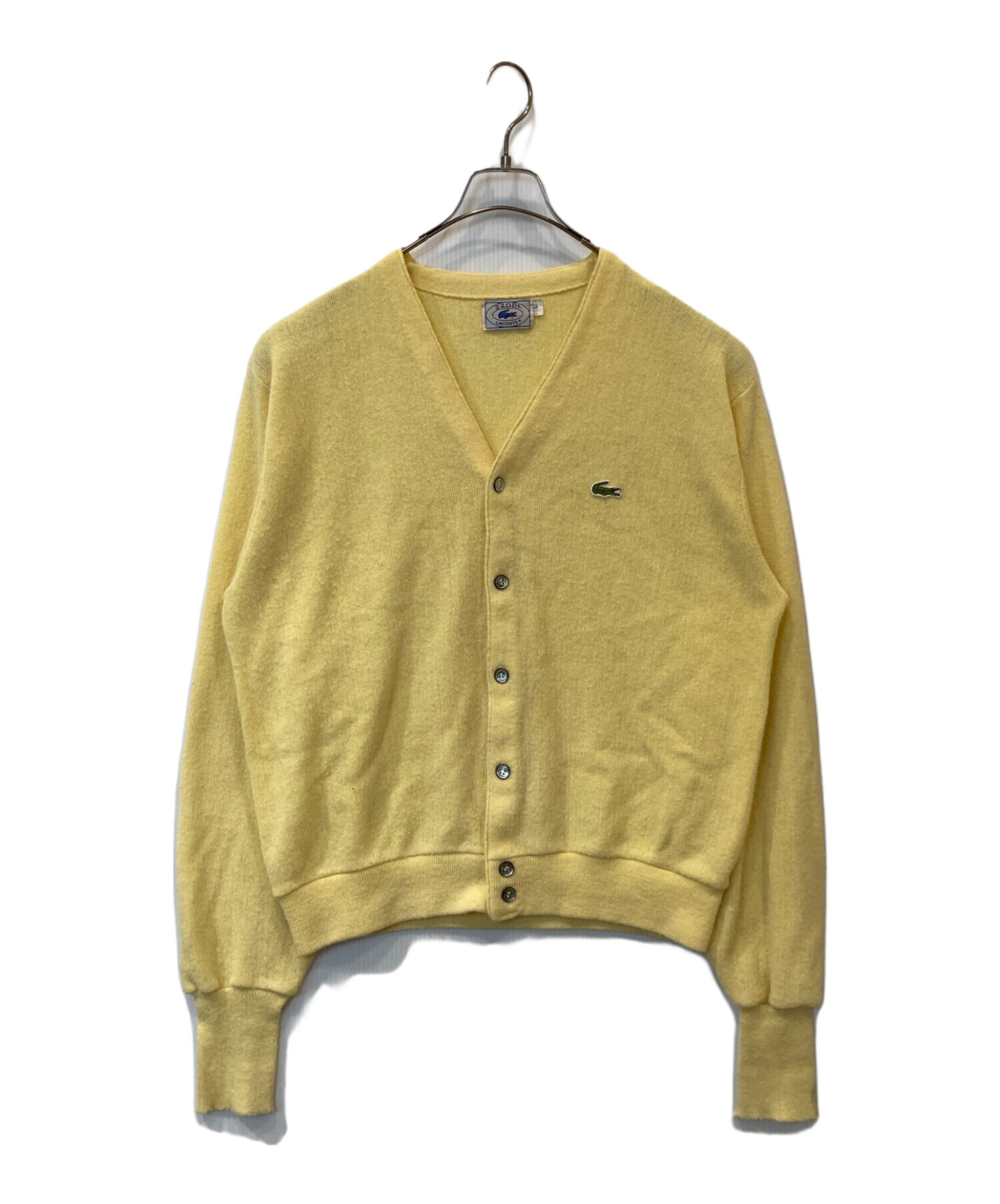 中古・古着通販】IZOD (アイゾッド) カーディガン イエロー サイズ:L