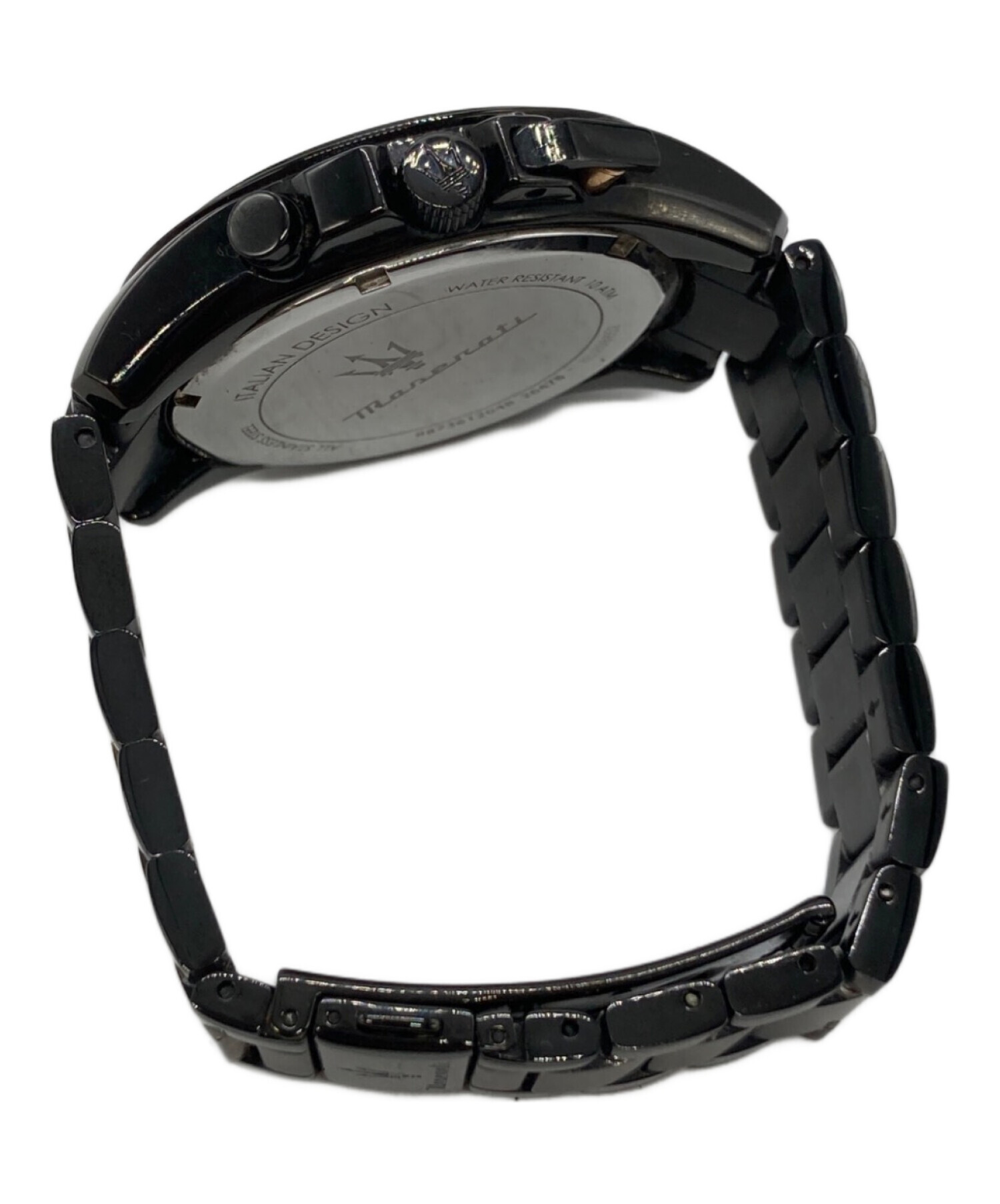タグ付き 未使用品 DEVORE 46 イタリア製 定価¥33,000程 中古・古着通販】Maserati (マセラティ) クロノグラフ トラグアルド