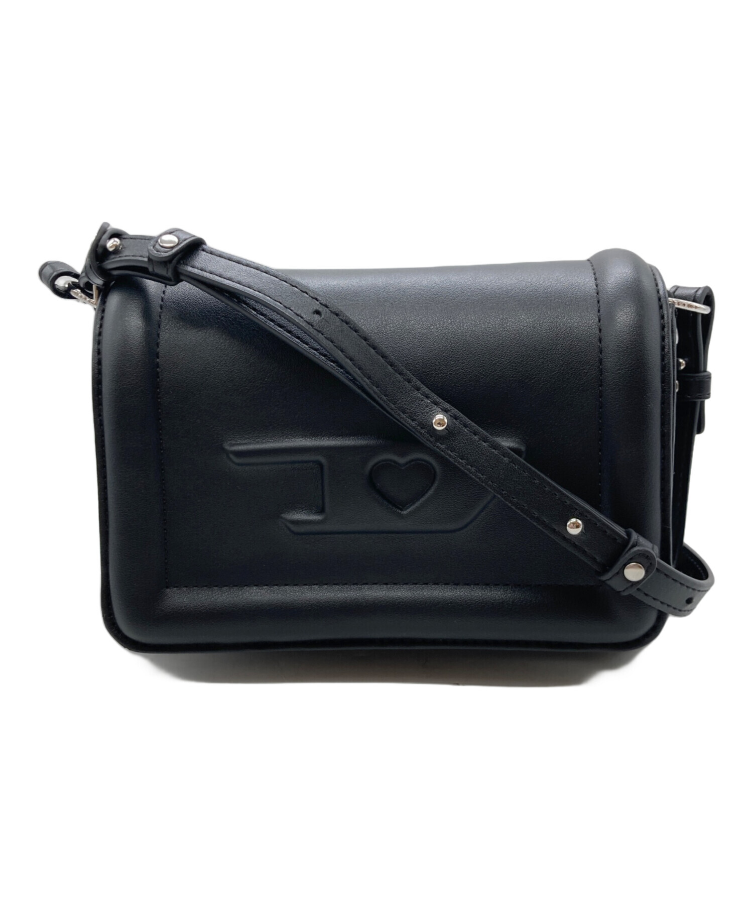 中古・古着通販】DIESEL (ディーゼル) ハートDロゴショルダーバッグ