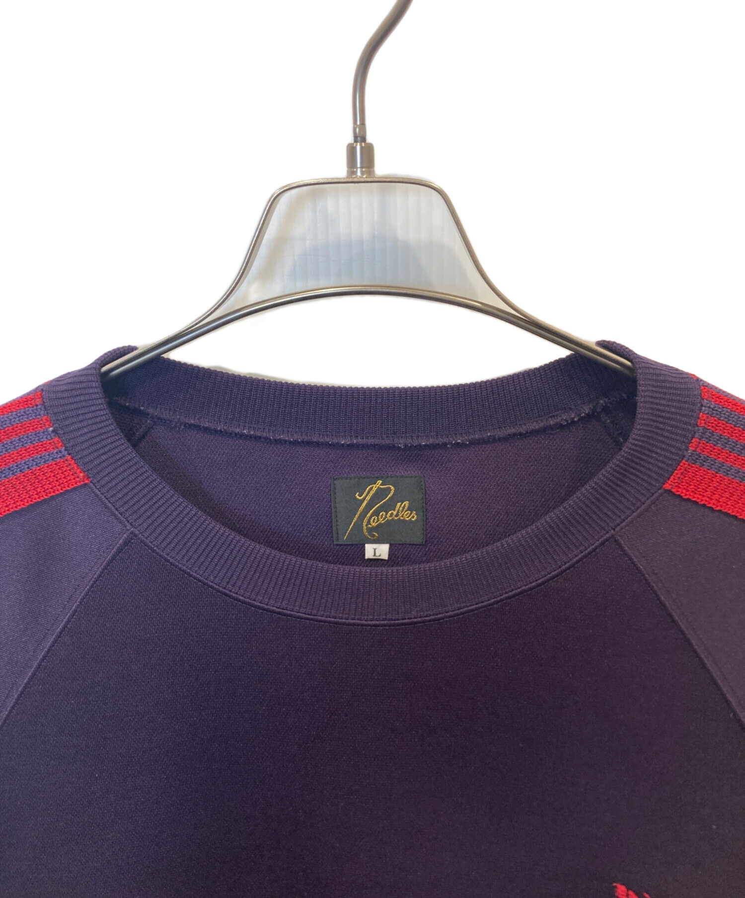 中古・古着通販】Needles (ニードルズ) Track Crew Neck Shirt Poly