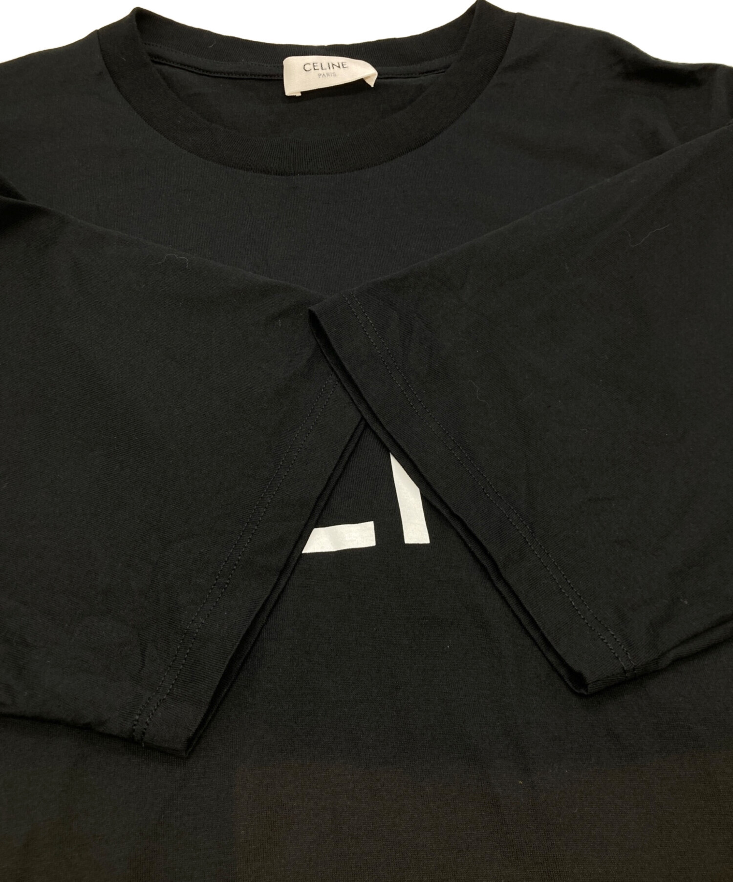 中古・古着通販】CELINE (セリーヌ) ロゴプリントルーズTシャツ