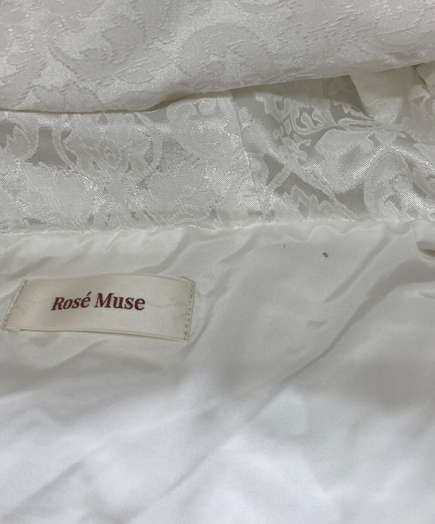 中古・古着通販】Rose Muse (ロゼミューズ) jacquard eco down jacket 