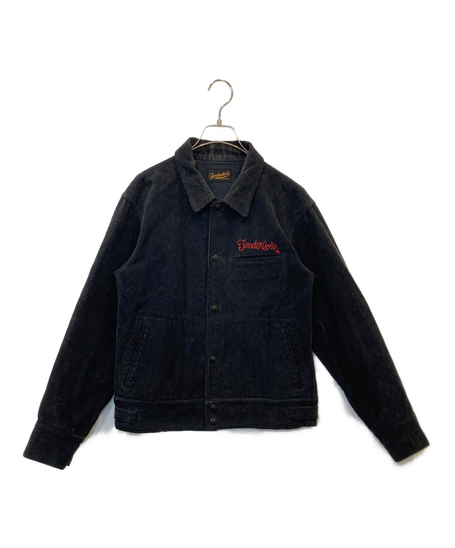 TENDERLOIN テンダーロイン コーデュロイ ジャケット ブラック 中古・古着通販】TENDERLOIN (テンダーロイン) T-CORDUROY JKT