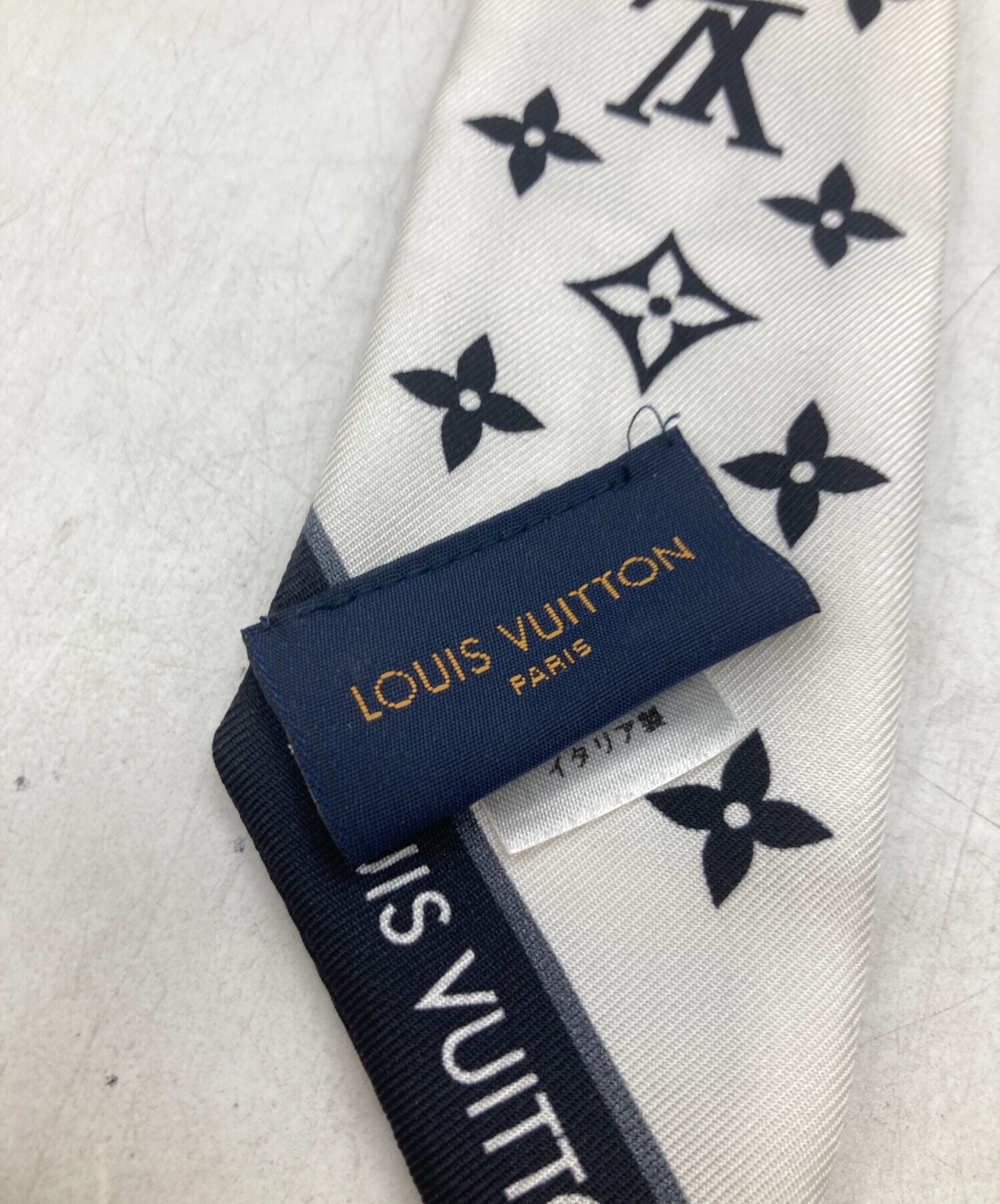 【美品】 正規店 Louis Vuitton バンドー スカーフ タグ付き 中古・古着通販】LOUIS VUITTON (ルイ ヴィトン) バンドーBB レッツ
