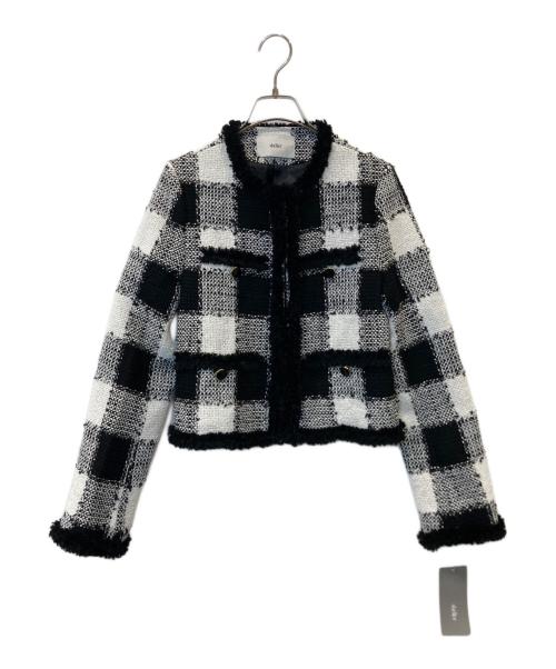 中古・古着通販】sheller (シェリエ) ギンガムツイードジャケット