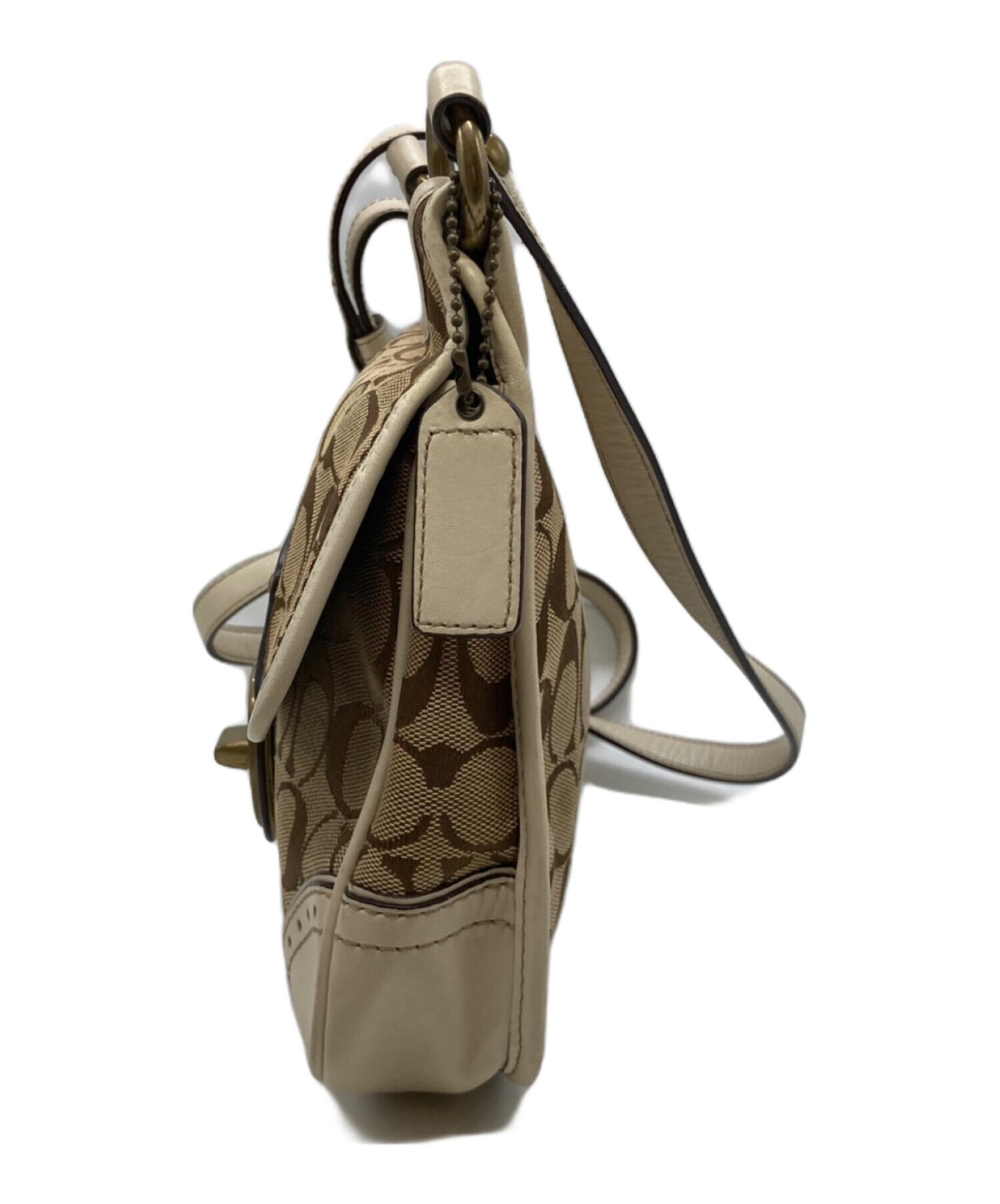 中古・古着通販】COACH (コーチ) シグネチャーショルダーバッグ 10556