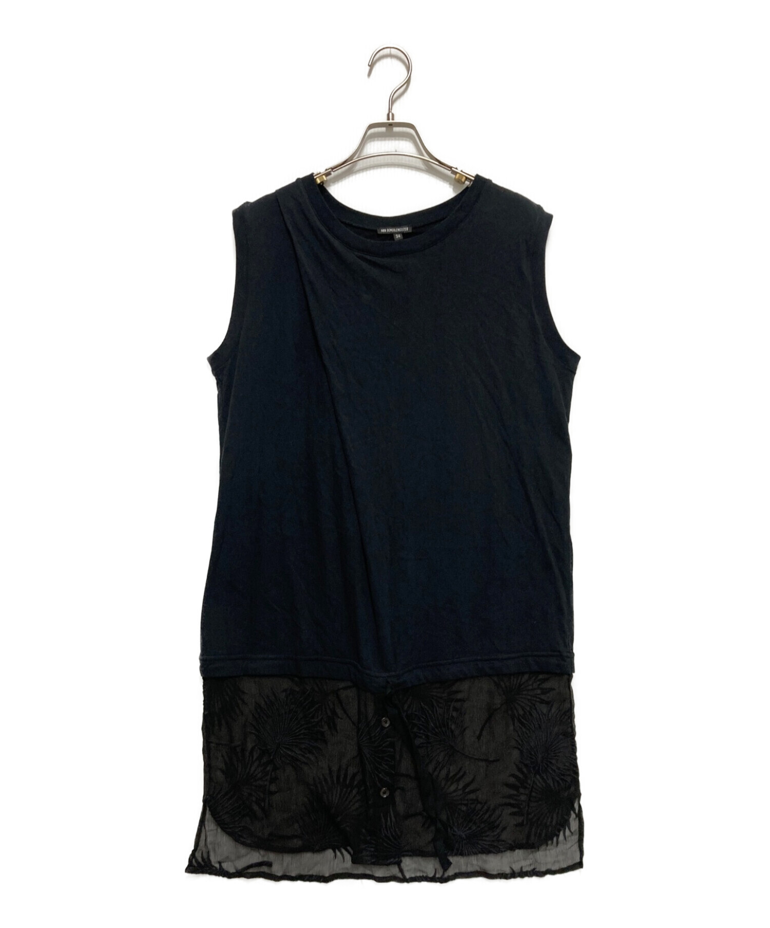 ANN DEMEULEMEESTER アンドゥムルメステール シャツワンピース  