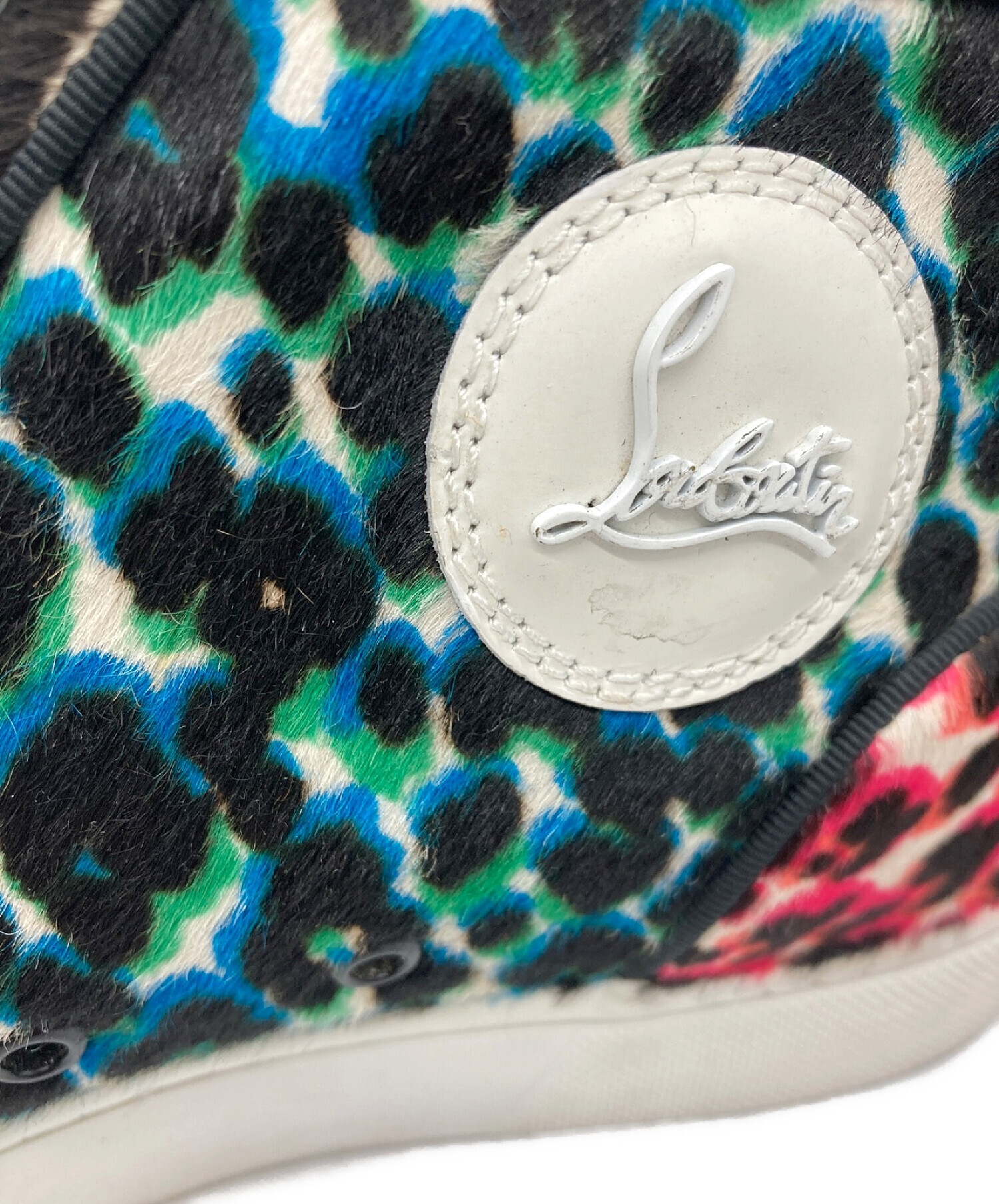 極美品　クリスチャンルブタン　ハラコ　ファー　パンプス　レオパード　ポニーヘア 楽天市場】CHRISTIAN LOUBOUTIN【クリスチャン ルブタン