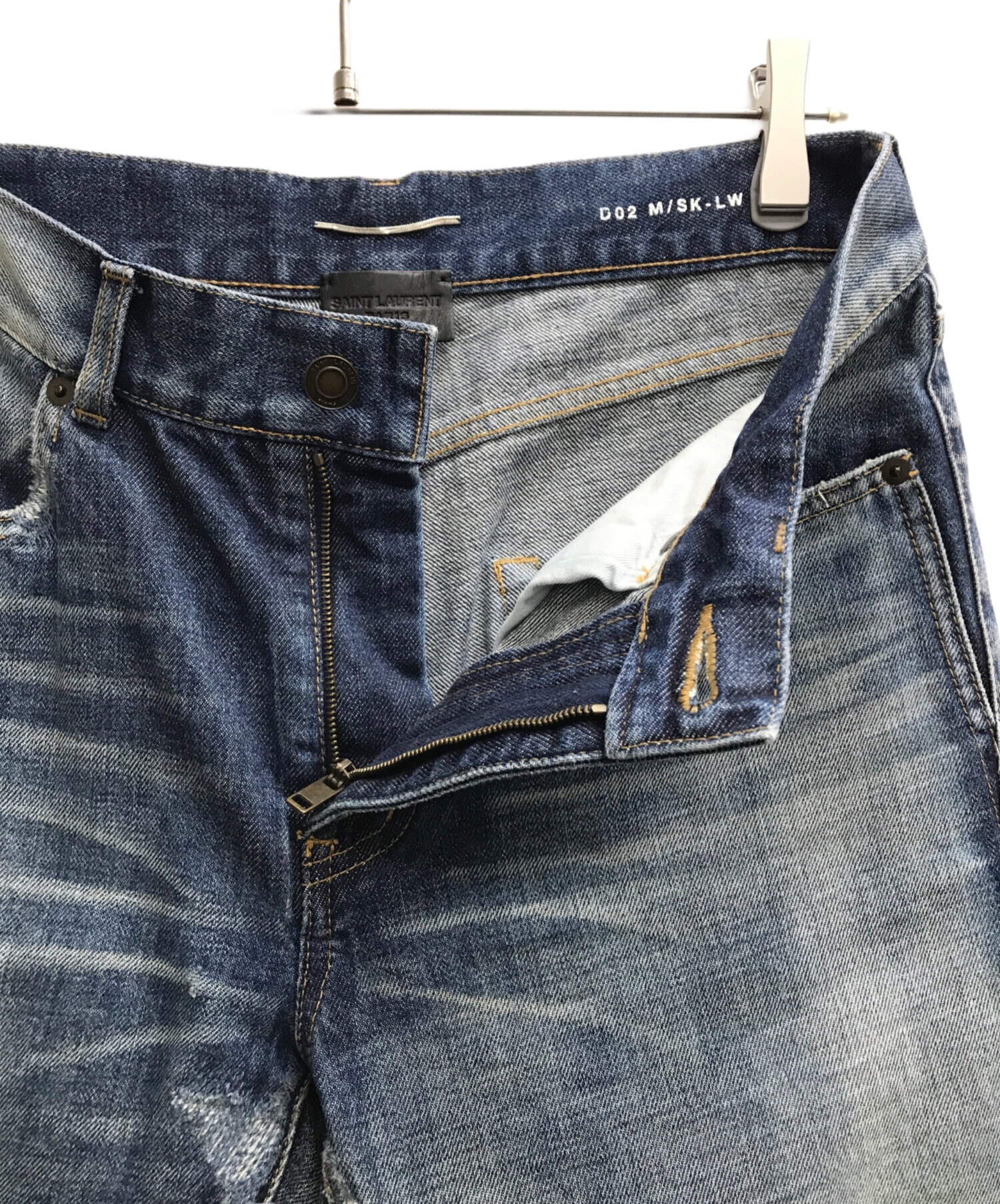 中古・古着通販】Saint Laurent Paris (サンローランパリ) ダメージ 