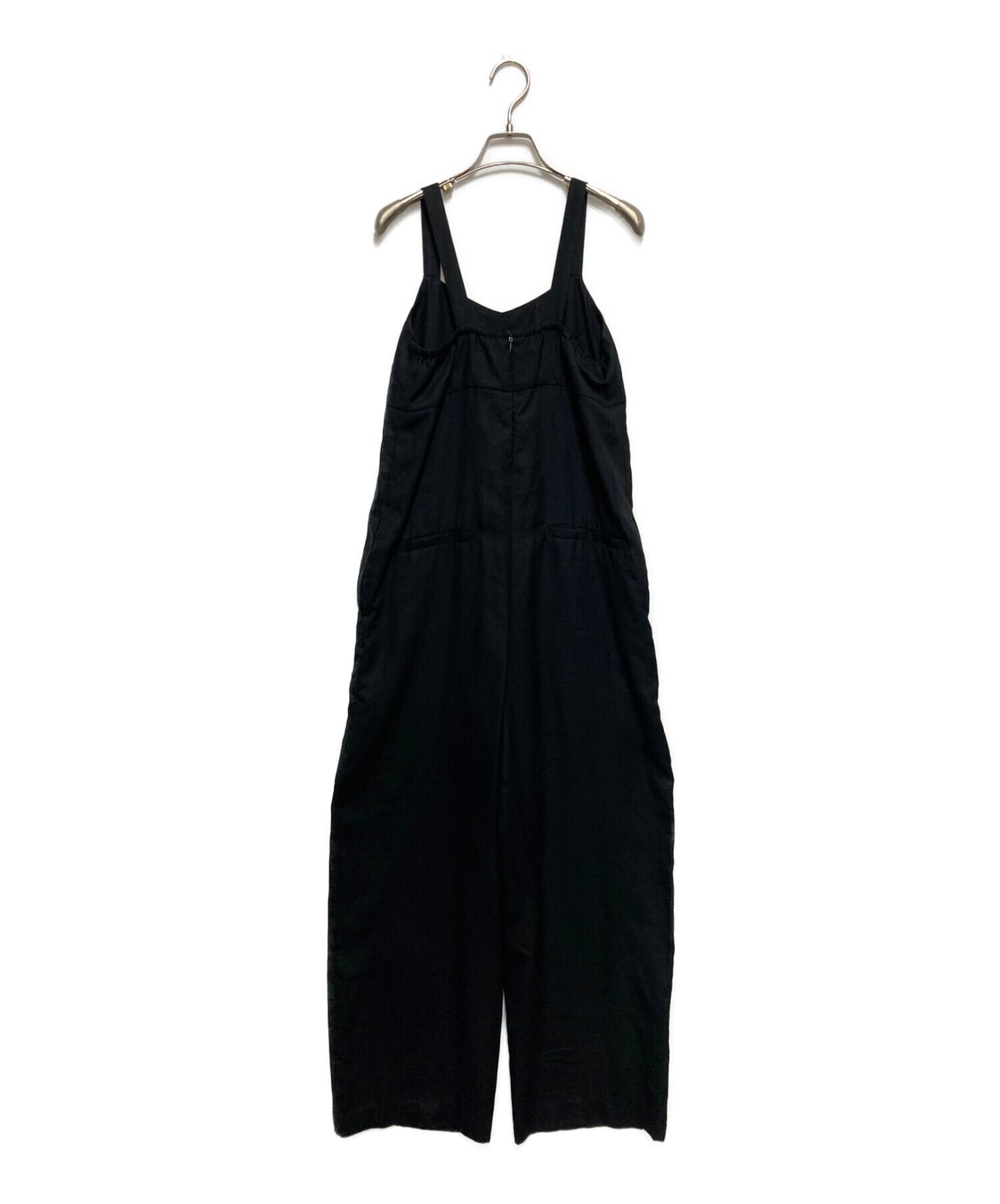 AEWEN MATOPH ナイロンビスチェサロペット イウエンマトフ ブラック