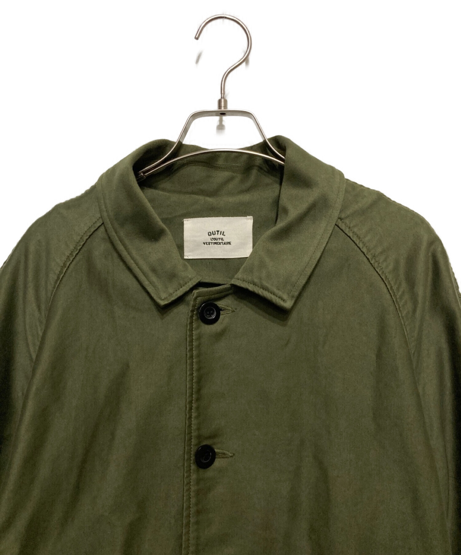 中古・古着通販】OUTIL (ウティ) MANTEAU UZES オリーブ サイズ:SIZE2 