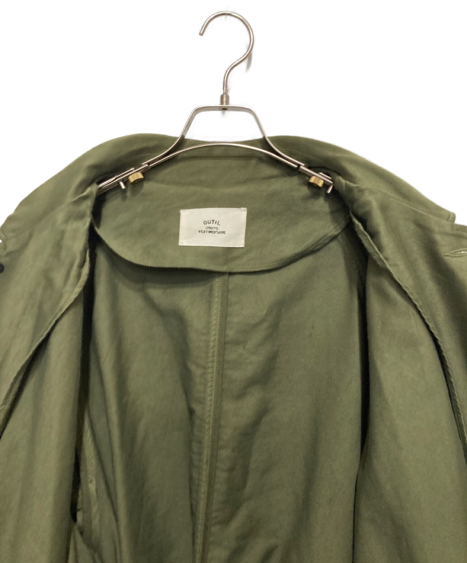 中古・古着通販】OUTIL (ウティ) MANTEAU UZES オリーブ サイズ:SIZE2 
