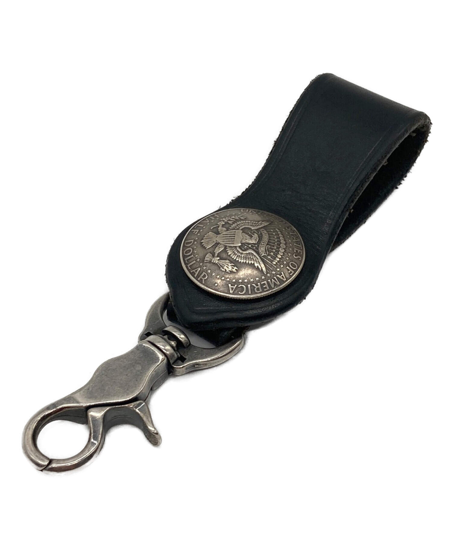 キーホルダー　中古 AA-248-1 Live Dio ZX 2層アクリル製 金黒 2重リング キーホルダー