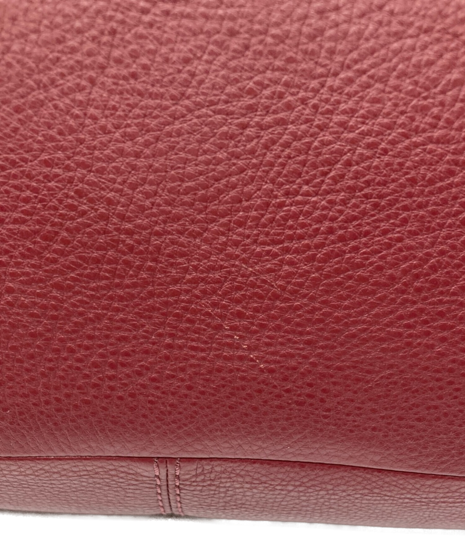 中古・古着通販】COACH (コーチ) ショルダーバッグ ワインレッド