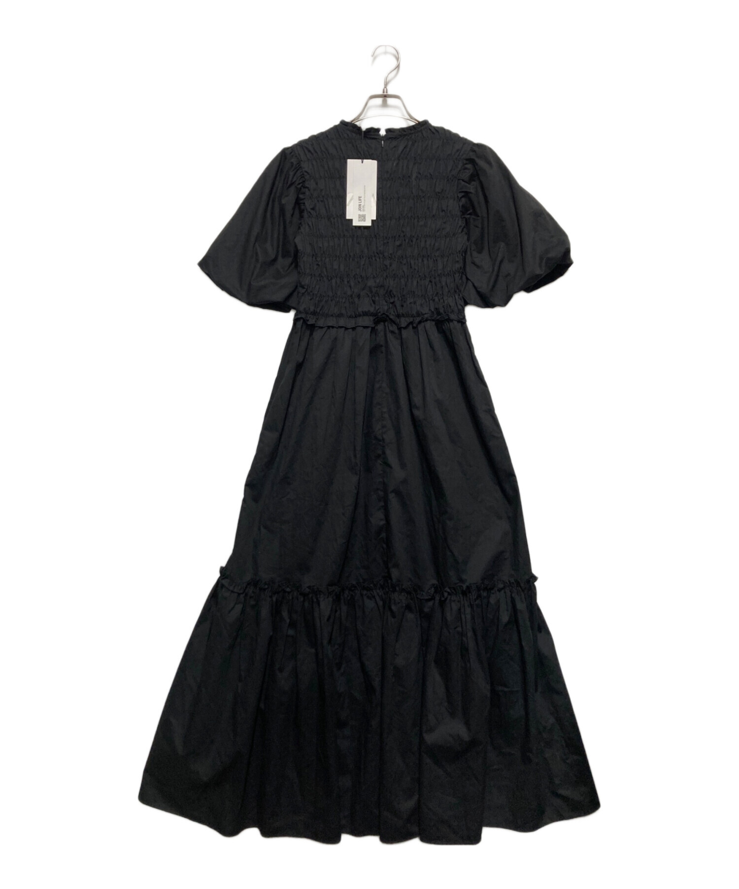 中古・古着通販】ZARA (ザラ) ブラウスワンピース ブラック サイズ:XS