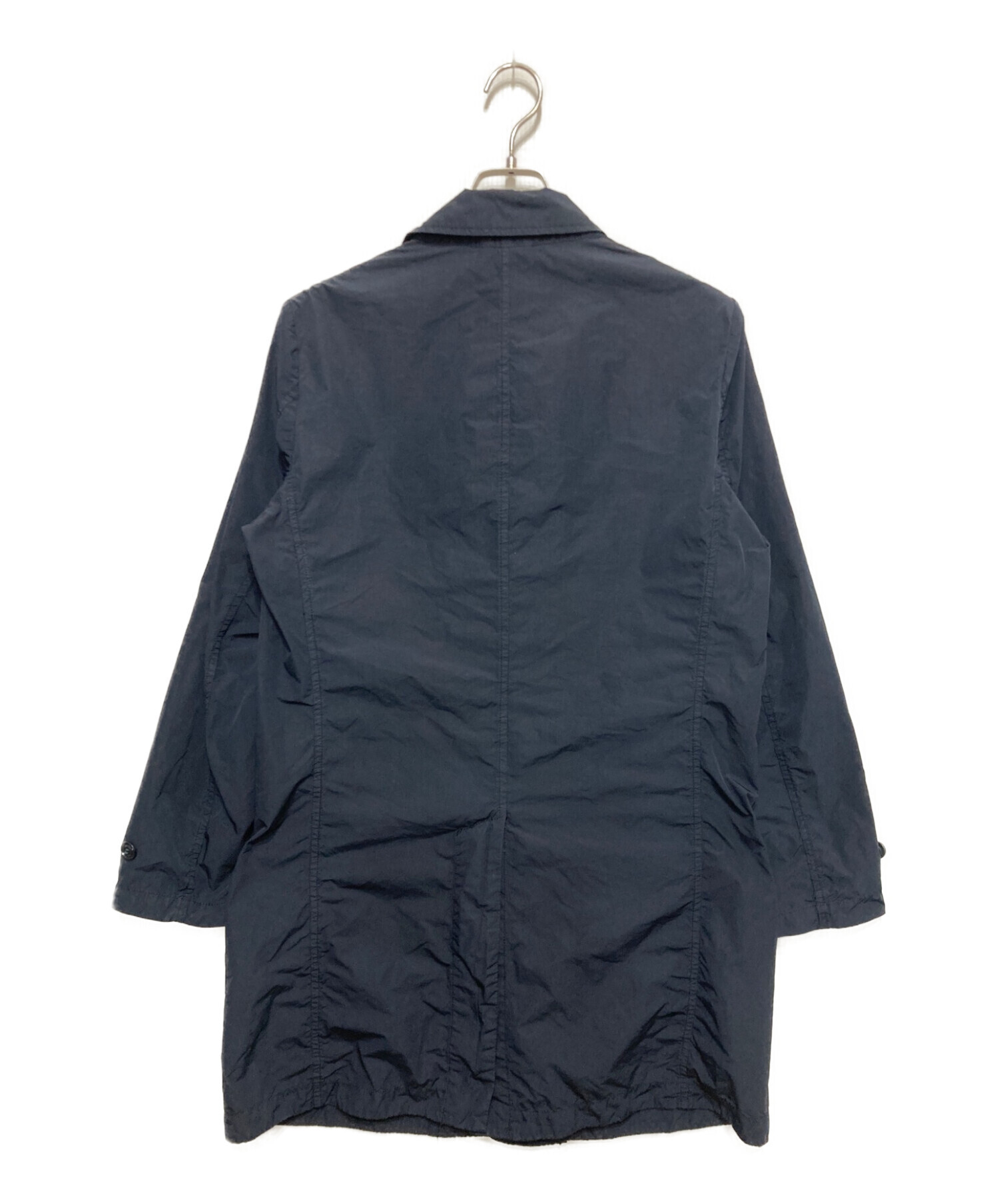 【美品】アスペジ ASPESI コート ネイビー（Made in Italy） Aspesi | Navy Blue Micro Nylon Limone Coat | Fine Menswear since 1906