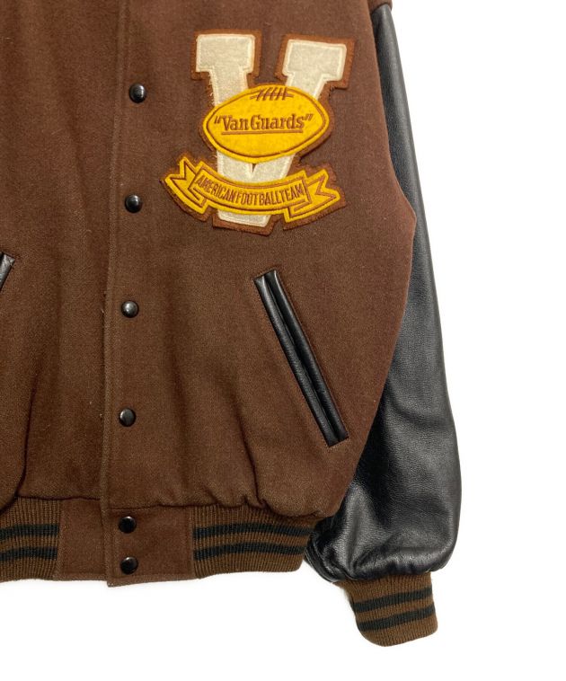 中古・古着通販】VAN (ヴァン) レザー切替スタジャン JW-10606