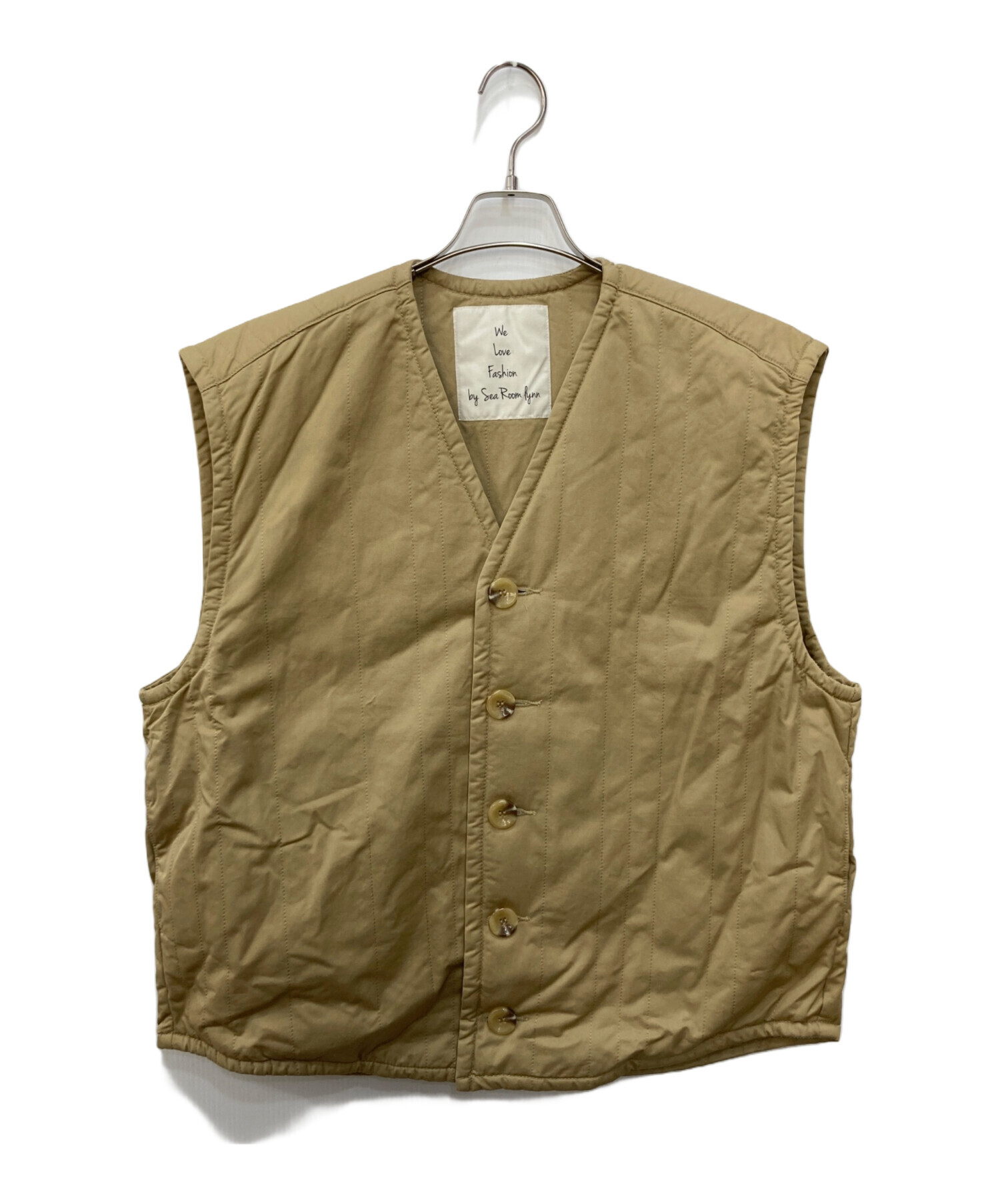 ウォッシュcottonキルティングベスト　シールームリン searoomlynn 完売 ウォッシュCOTTONキルティングベスト SeaRoomlynn