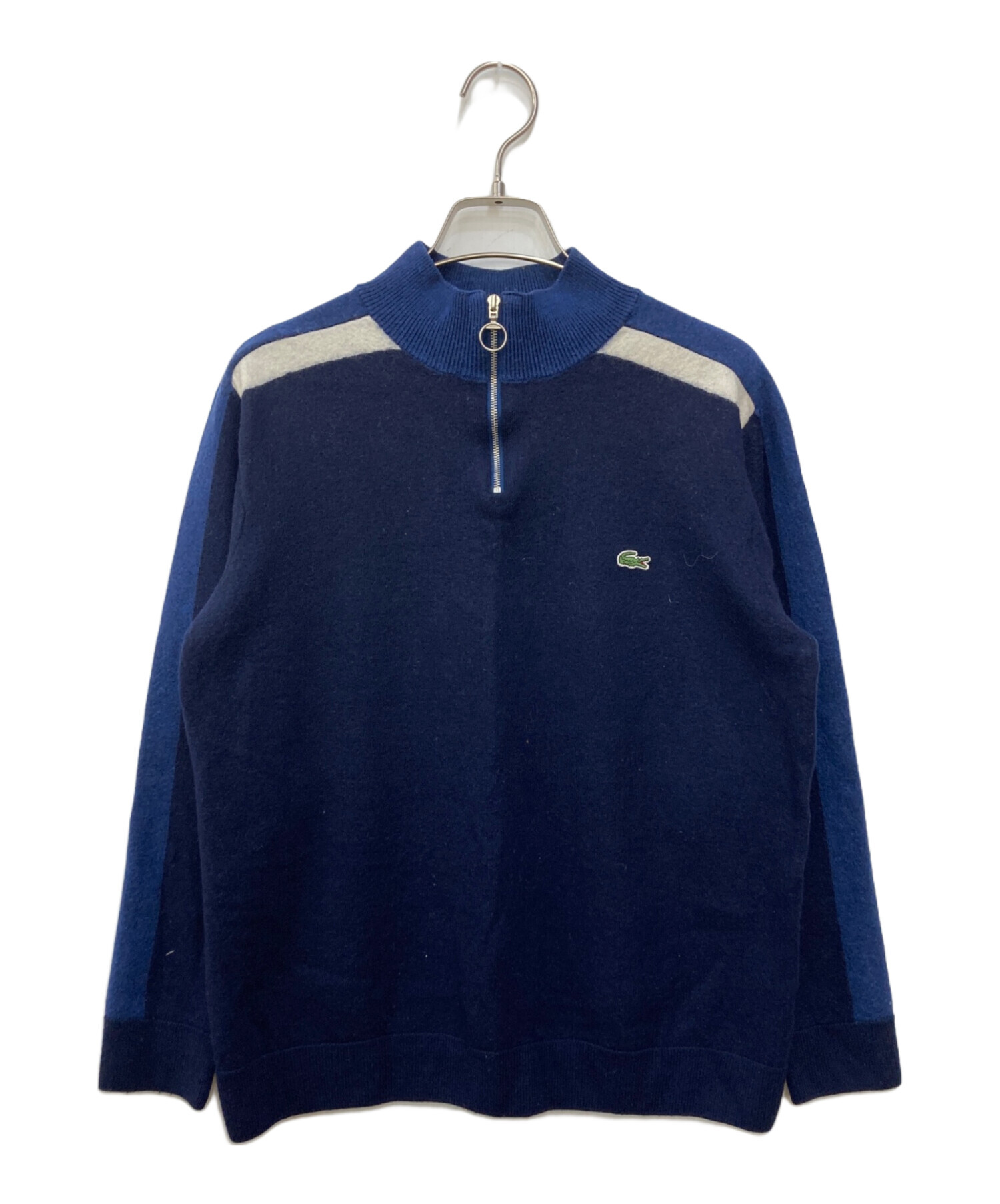 中古・古着通販】LACOSTE (ラコステ) メリノウールハーフジップ