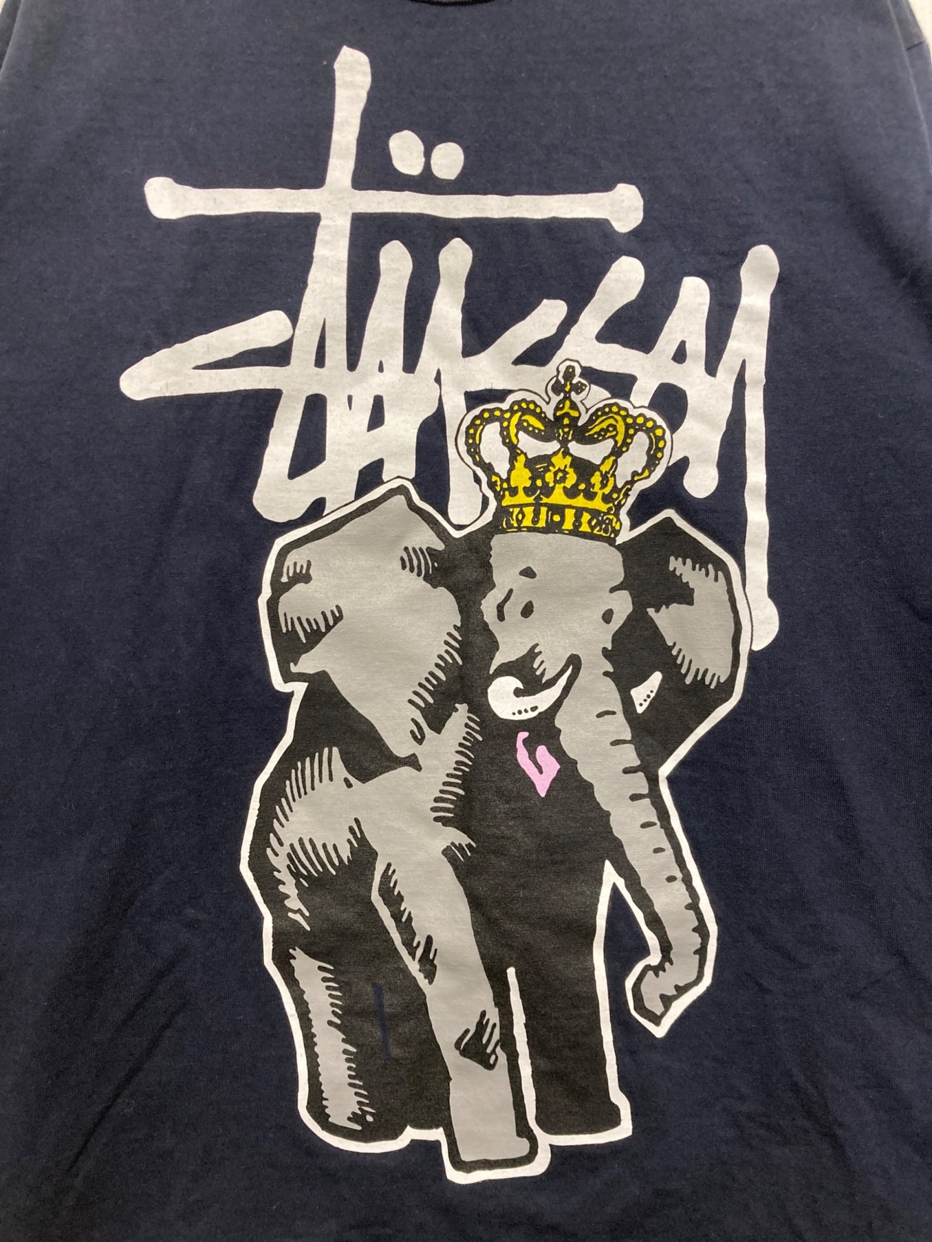 中古・古着通販】stussy (ステューシー) エレファントプリントロンT 