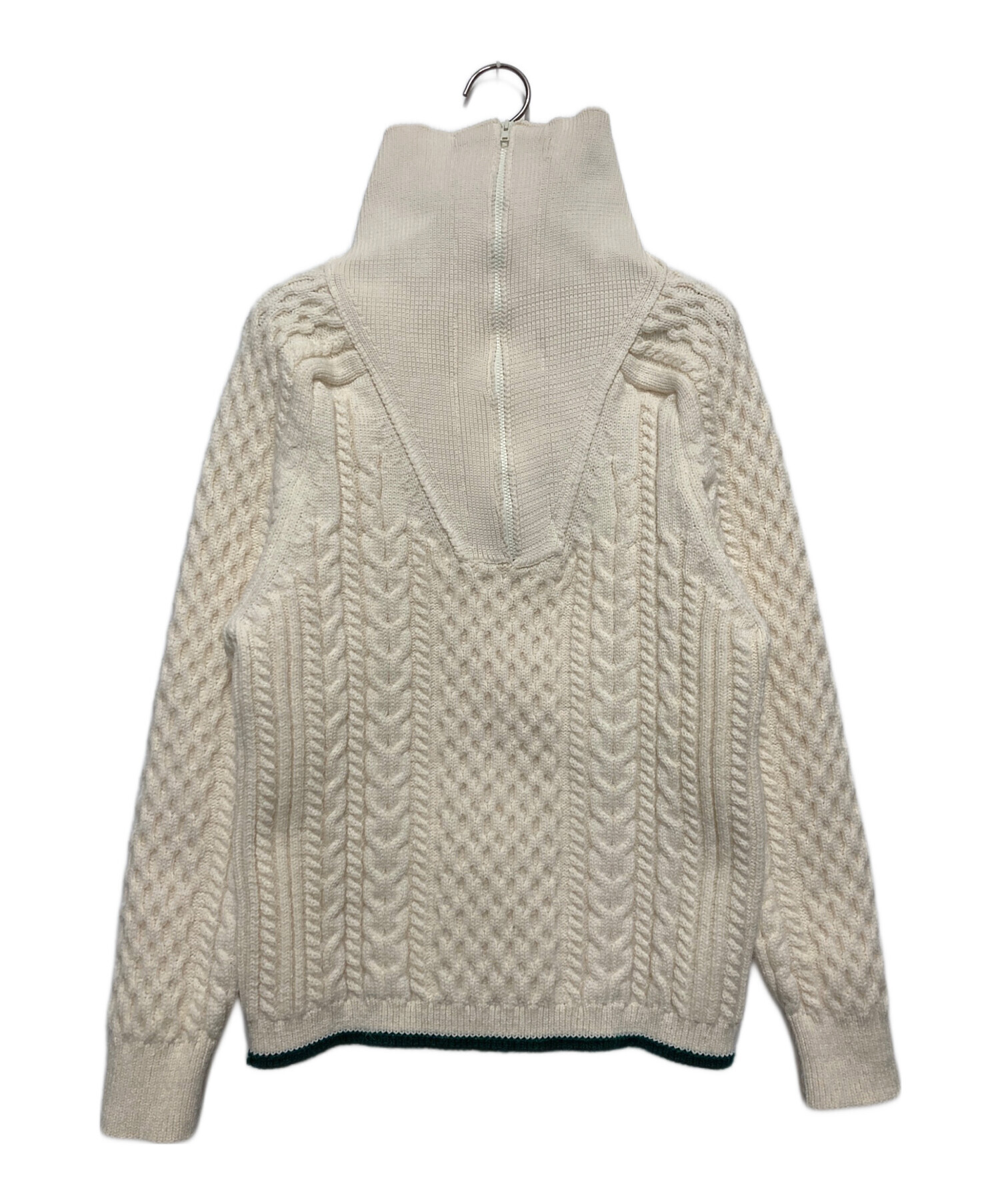 中古・古着通販】TAN (タン) SPONDISH CABLE HALF ZIP NECK PULLOVER 
