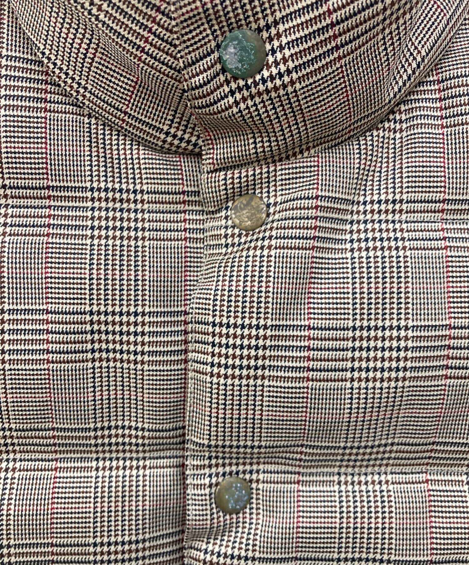 中古・古着通販】EVISU (エビス) ダウンベスト ベージュ サイズ:SIZE36