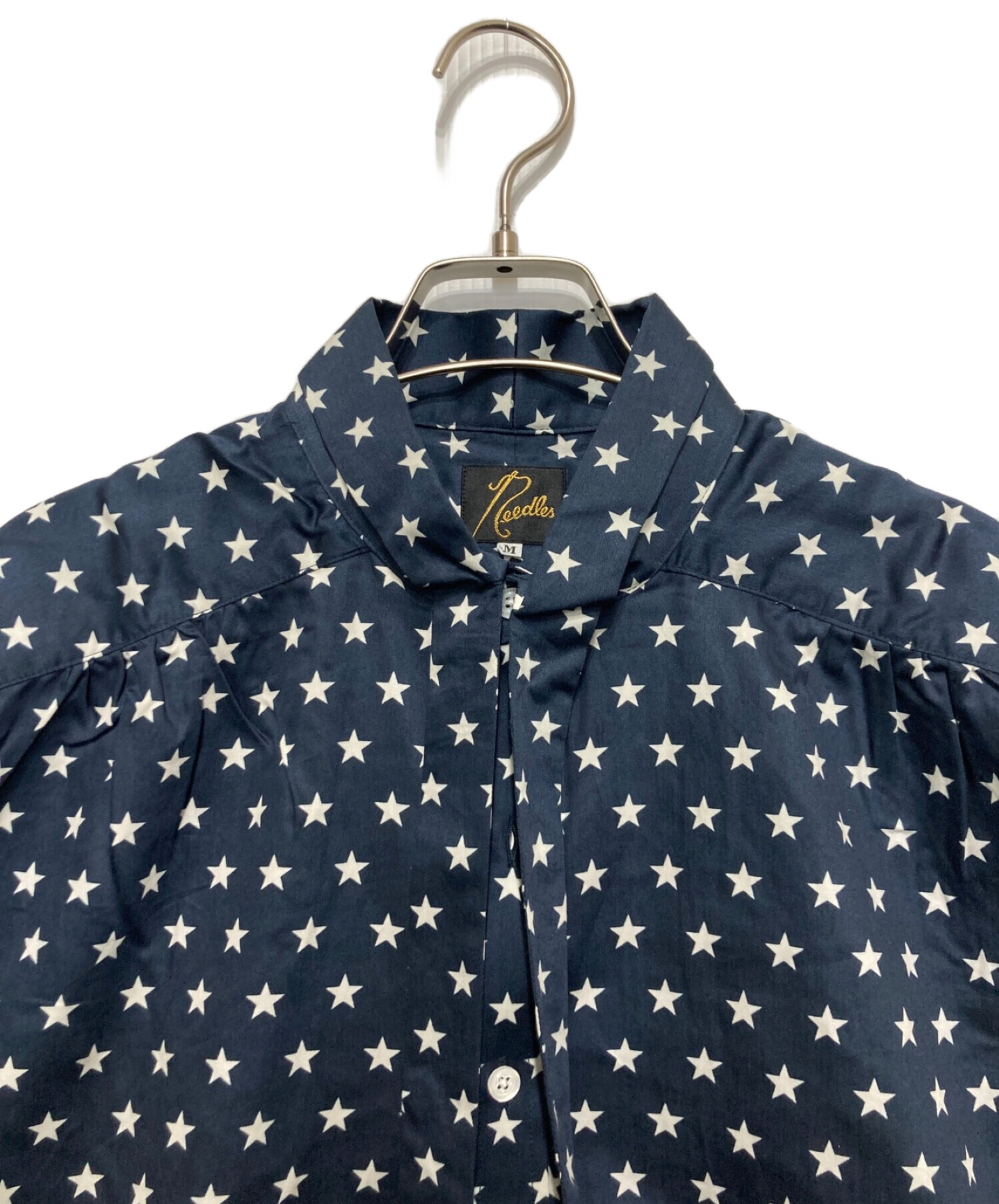 Mサイズ！Needles アスコットカラーシャツ Mサイズ！Needles アスコットカラーシャツ